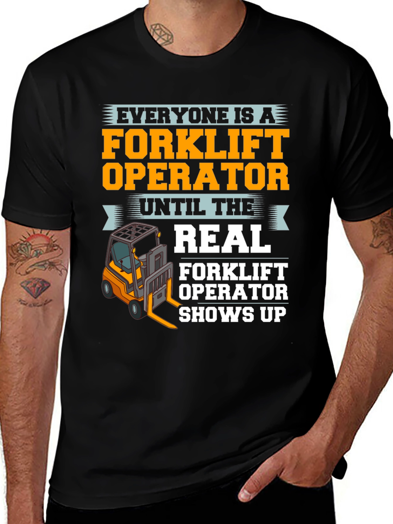 Variant 20 of Forklift Operator Graphic T-Shirt