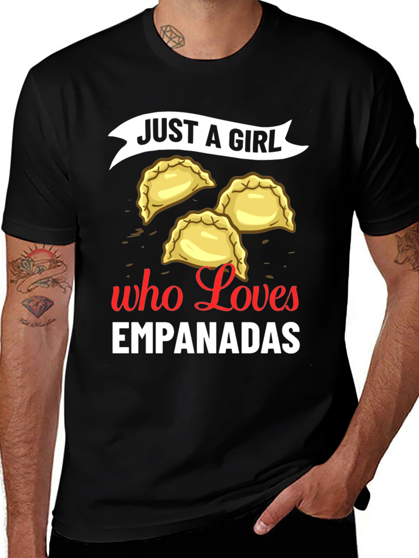 Variant 14 of Just a Girl Who Loves Empanadas T-Shirt