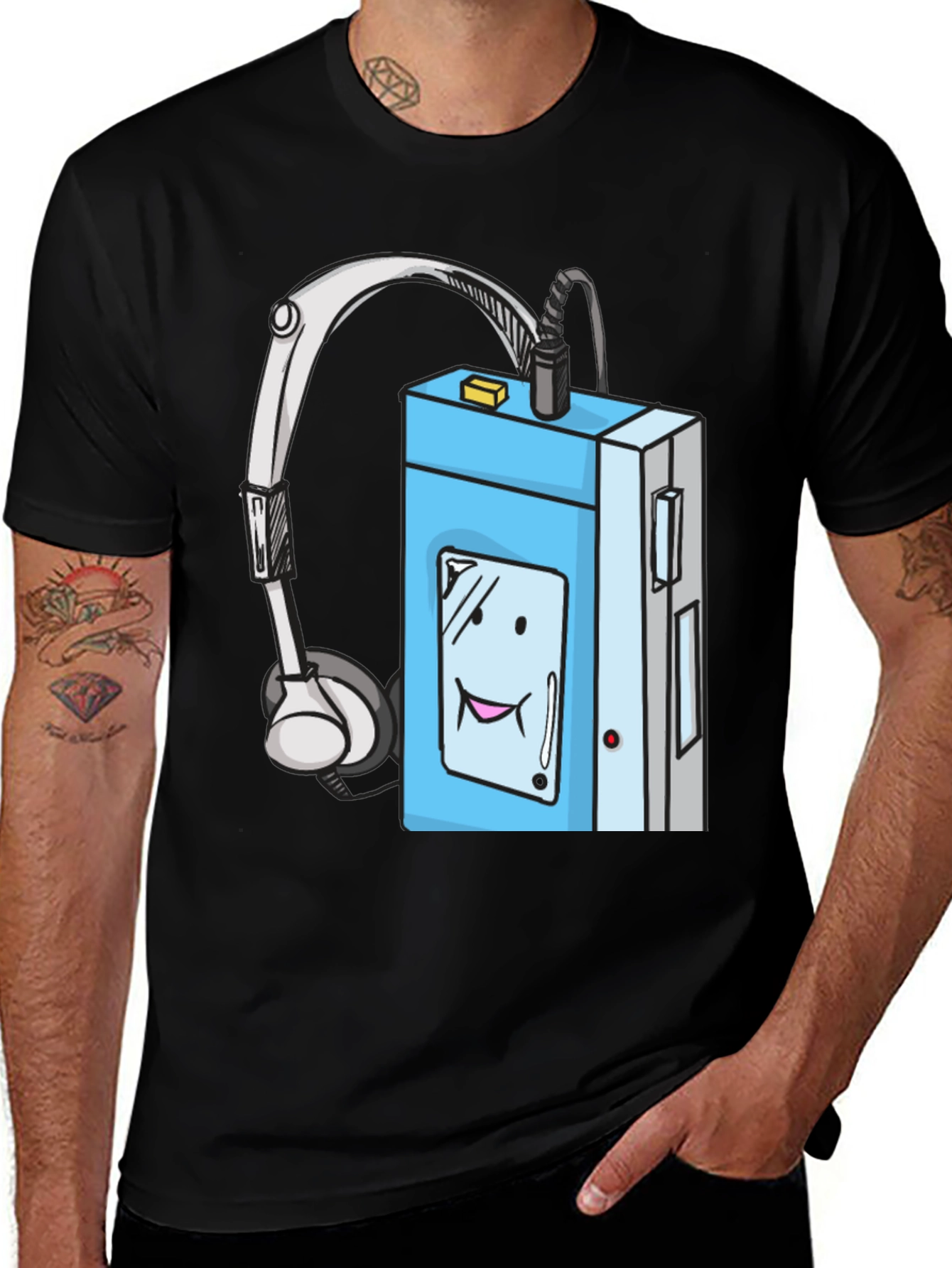 Variant 30 of Retro Music Player Graphic Tee