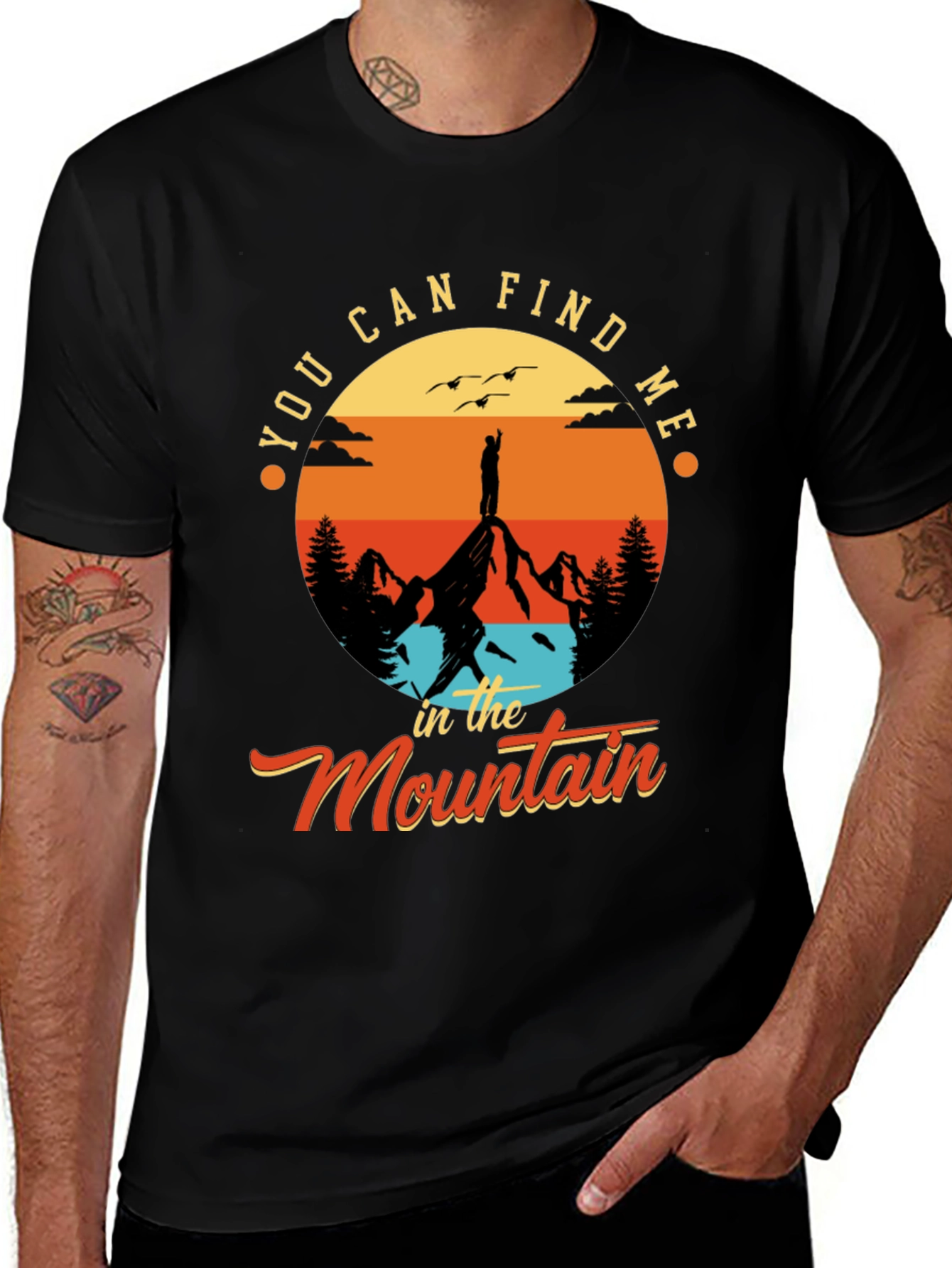 Variant 30 of You Can Find Me in the Mountain Graphic Tee
