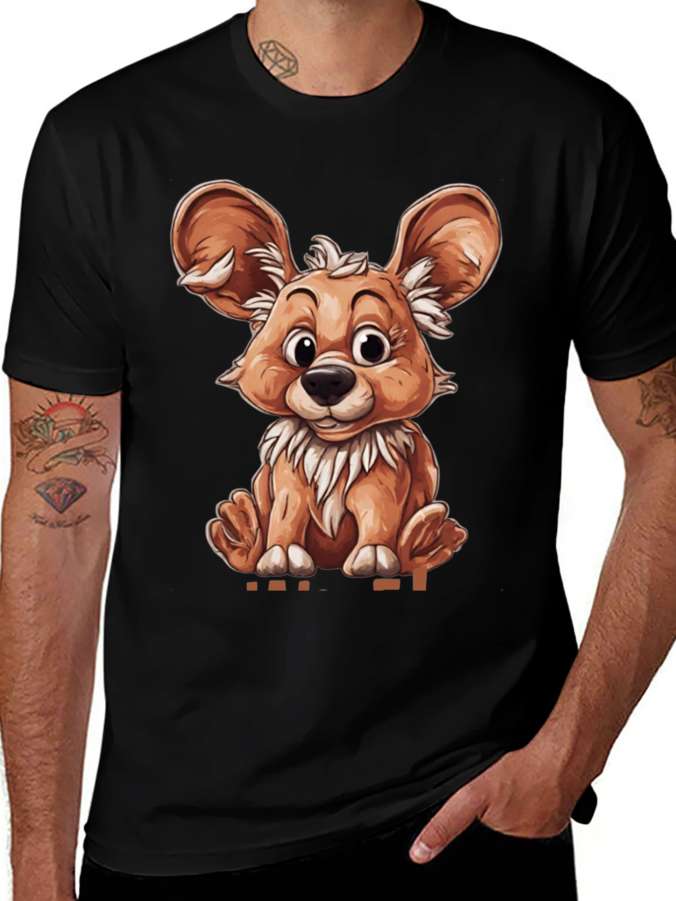 Variant 8 of Cartoon Animal Graphic T-Shirt