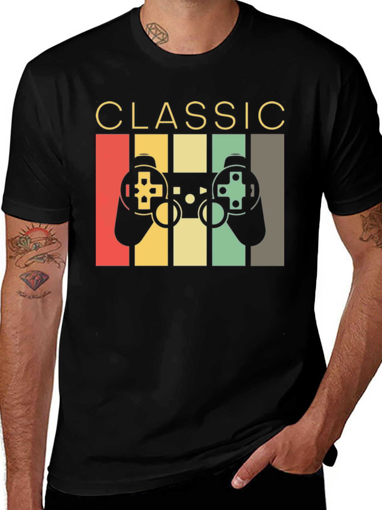 Variant 12 of Classic Gamer Retro Style T-Shirt
