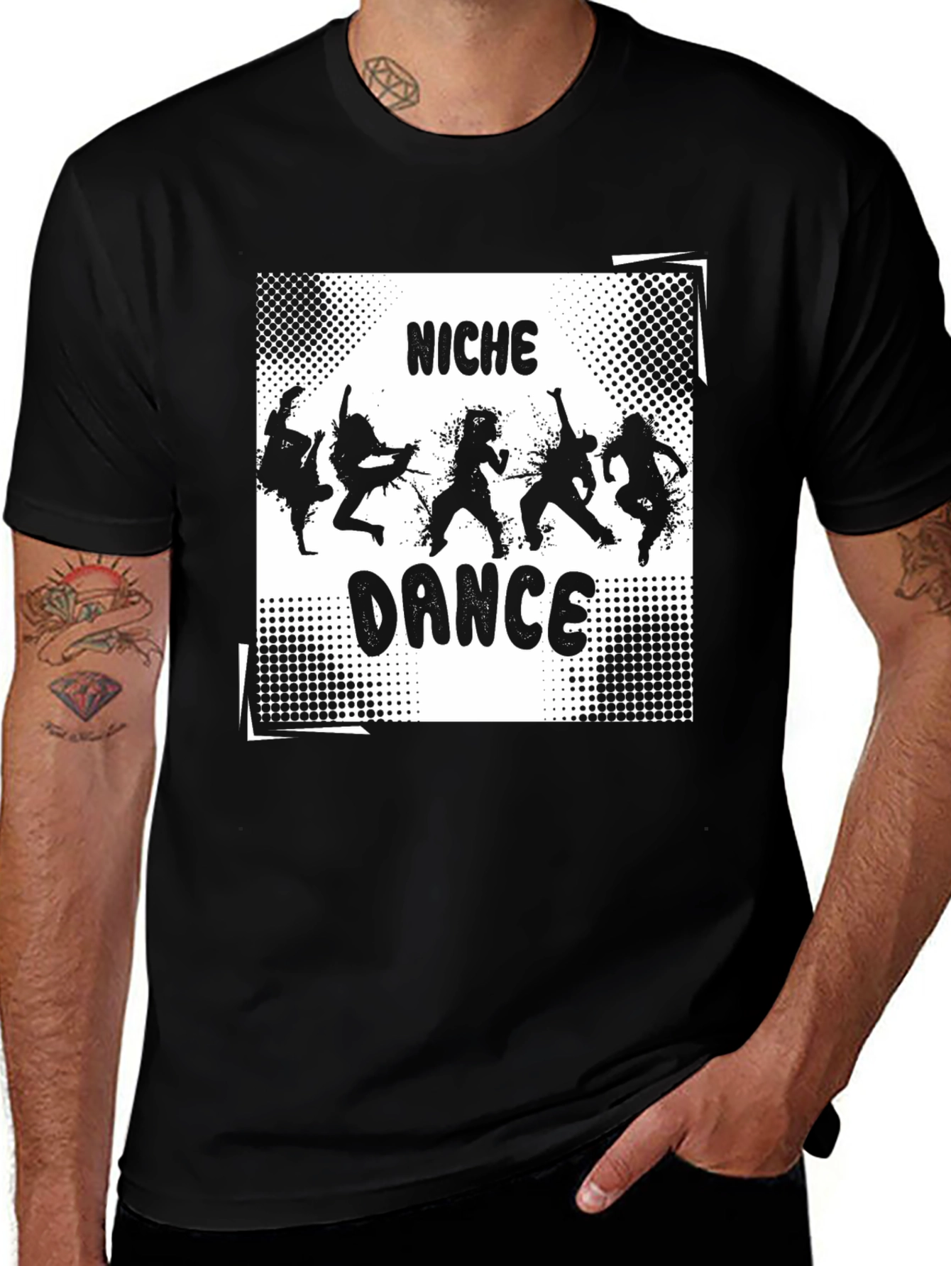 Niche Dance Black T-Shirt