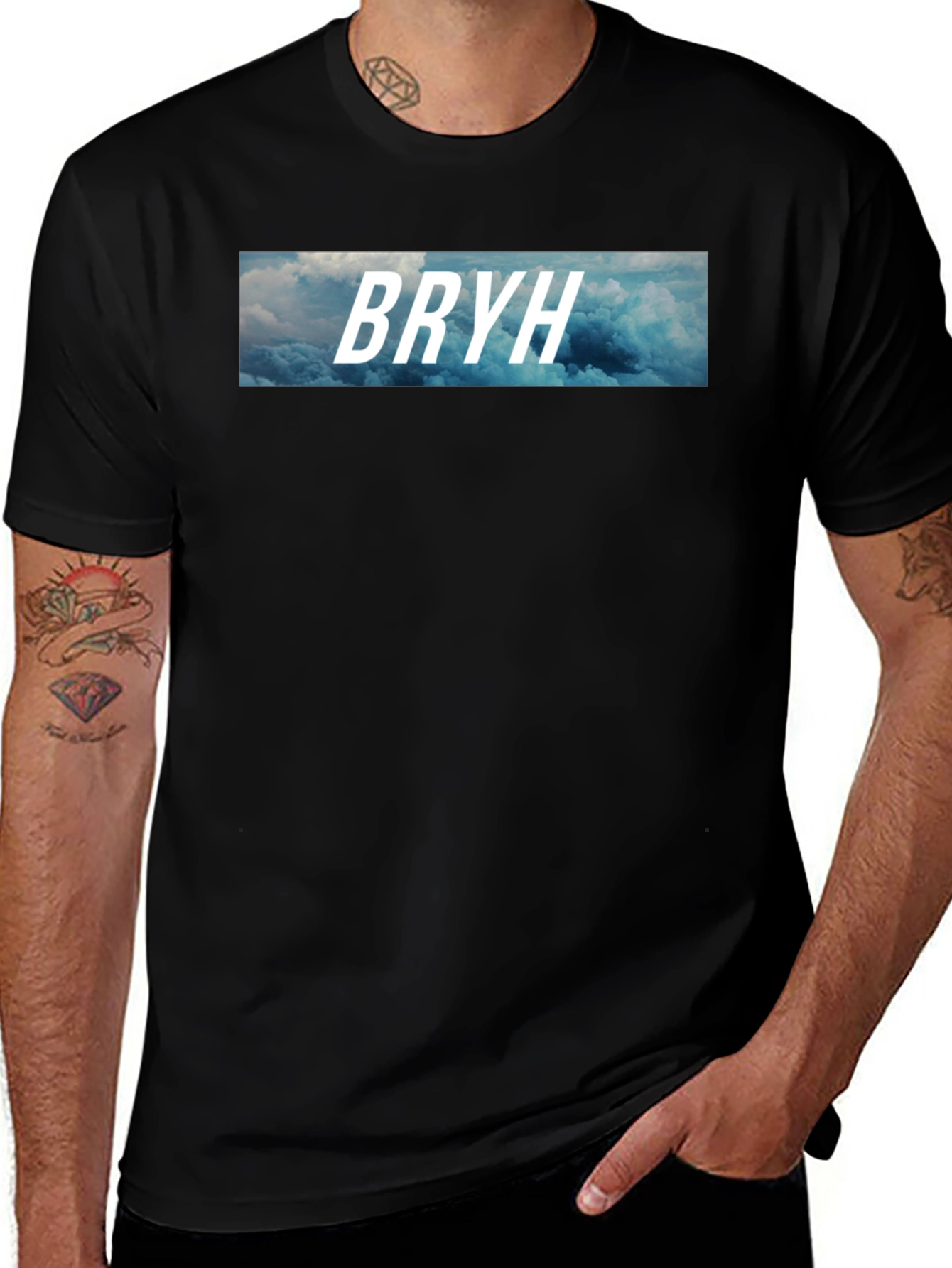 Variant 29 of BRYH Cloud Graphic Tee - Cool Comfort