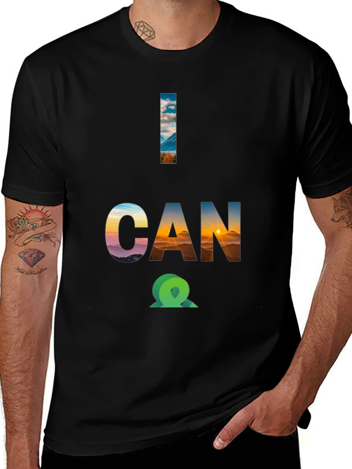 Inspirational "I CAN" Graphic Tee
