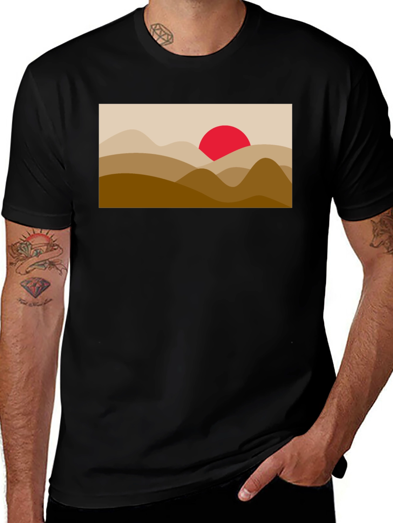 Variant 20 of Sunset Mountain Graphic Tee