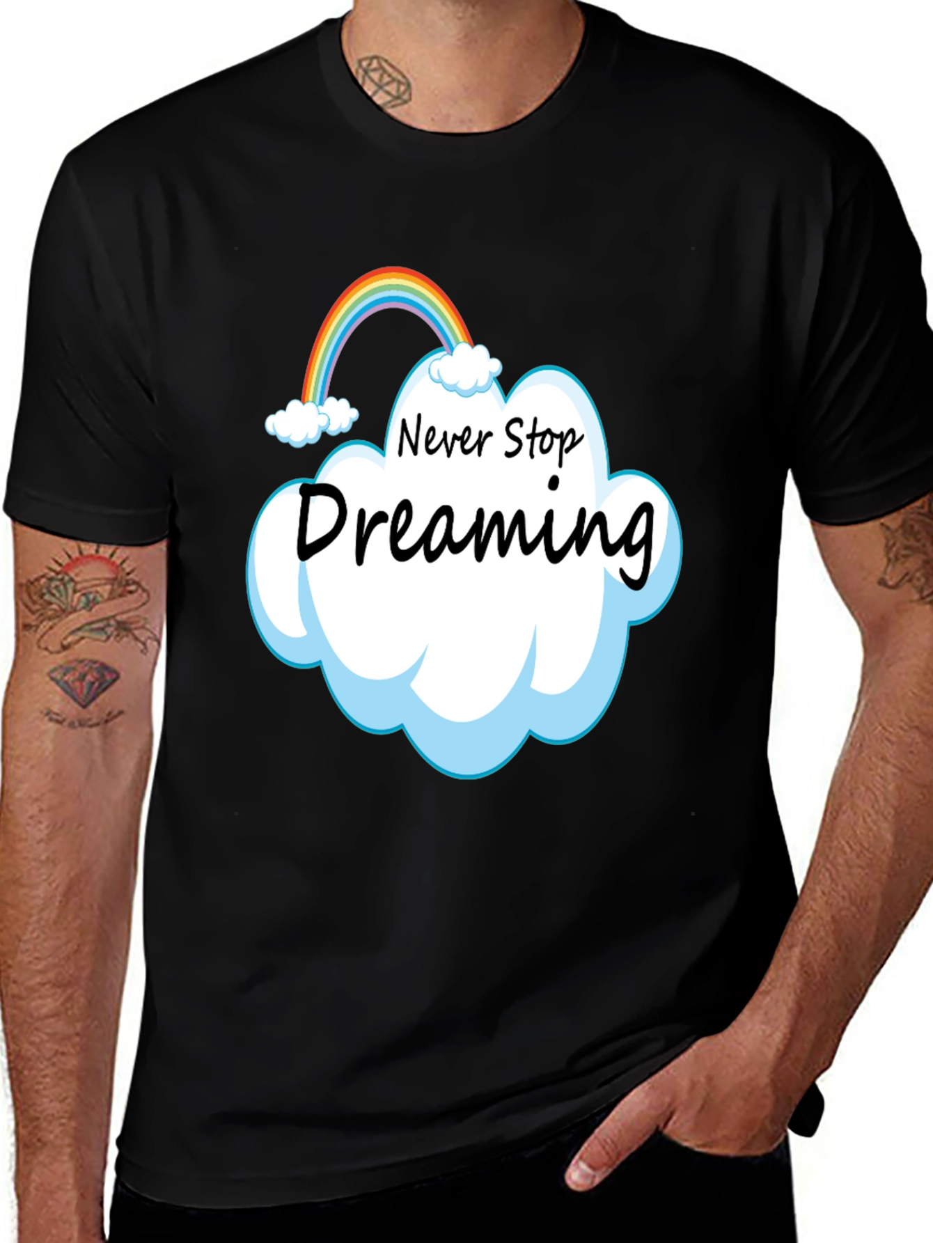 Never Stop Dreaming Graphic T-Shirt