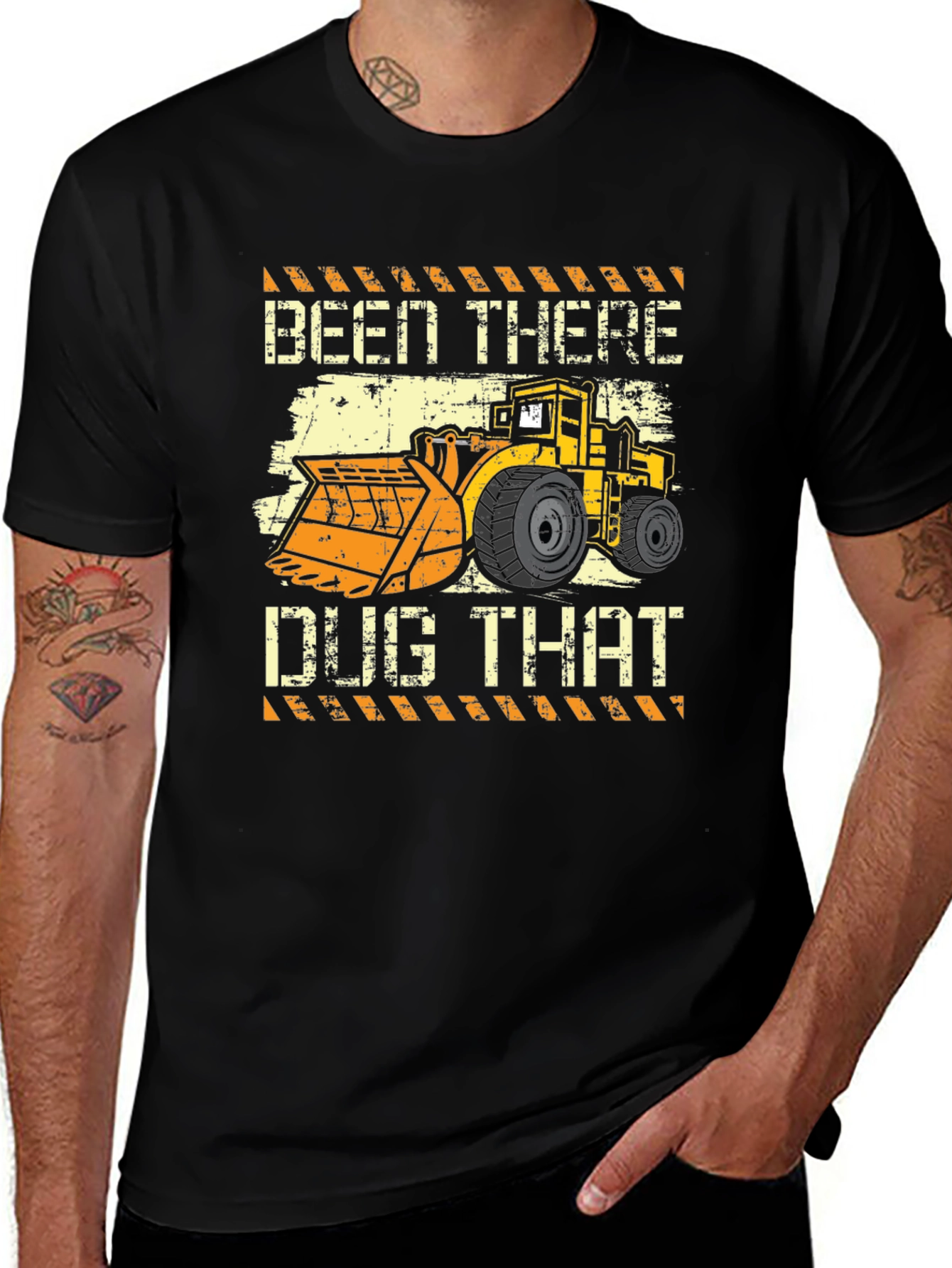 Variant 22 of Been There Dug That T-Shirt - Heavy Equipment