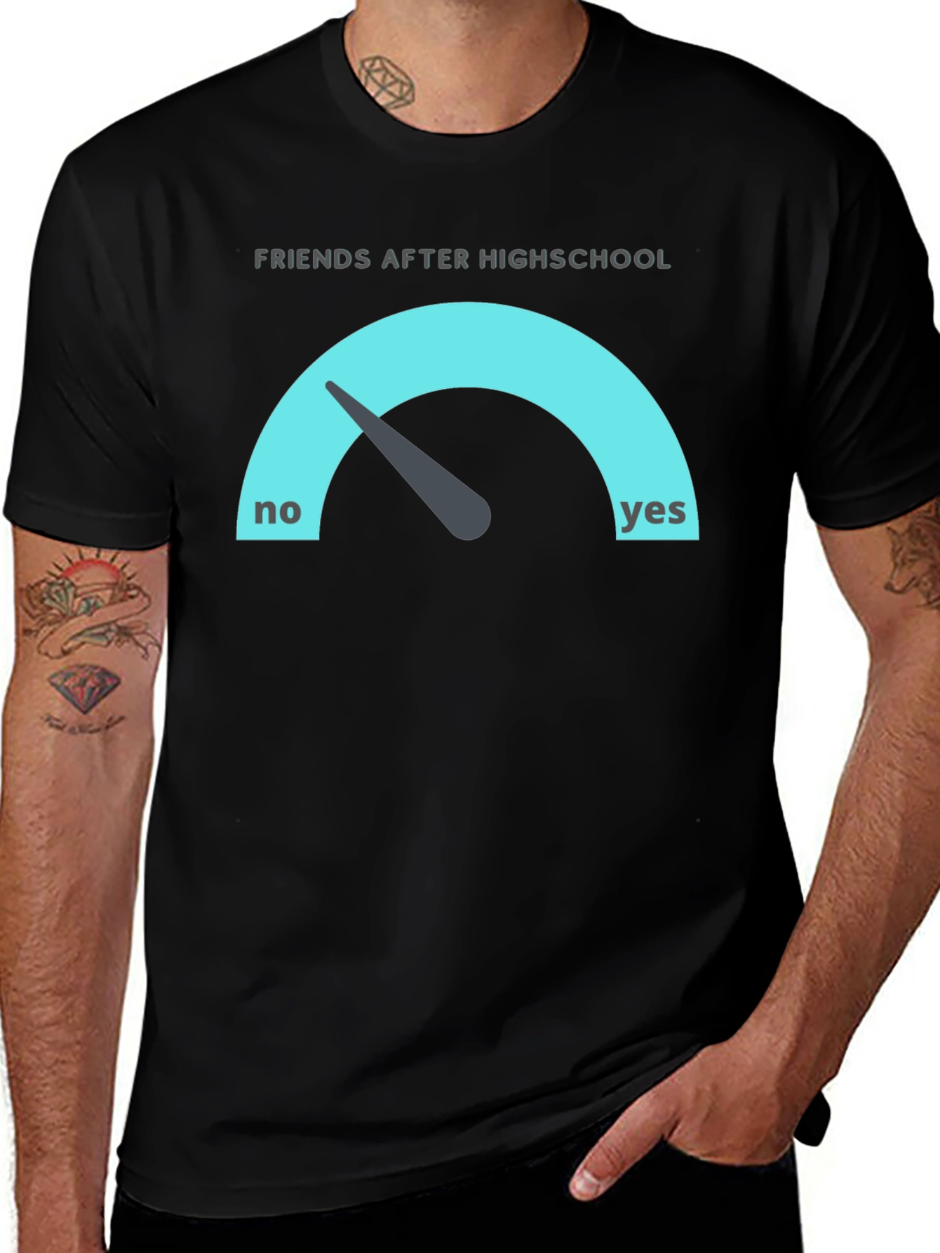 Variant 11 of Friends After Highschool T-Shirt - Gauge Design