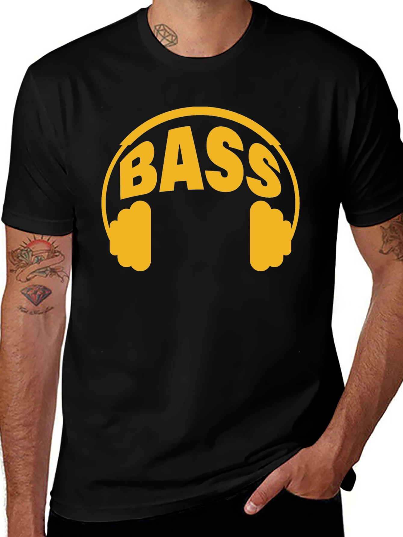 Bass Headphones Graphic T-Shirt