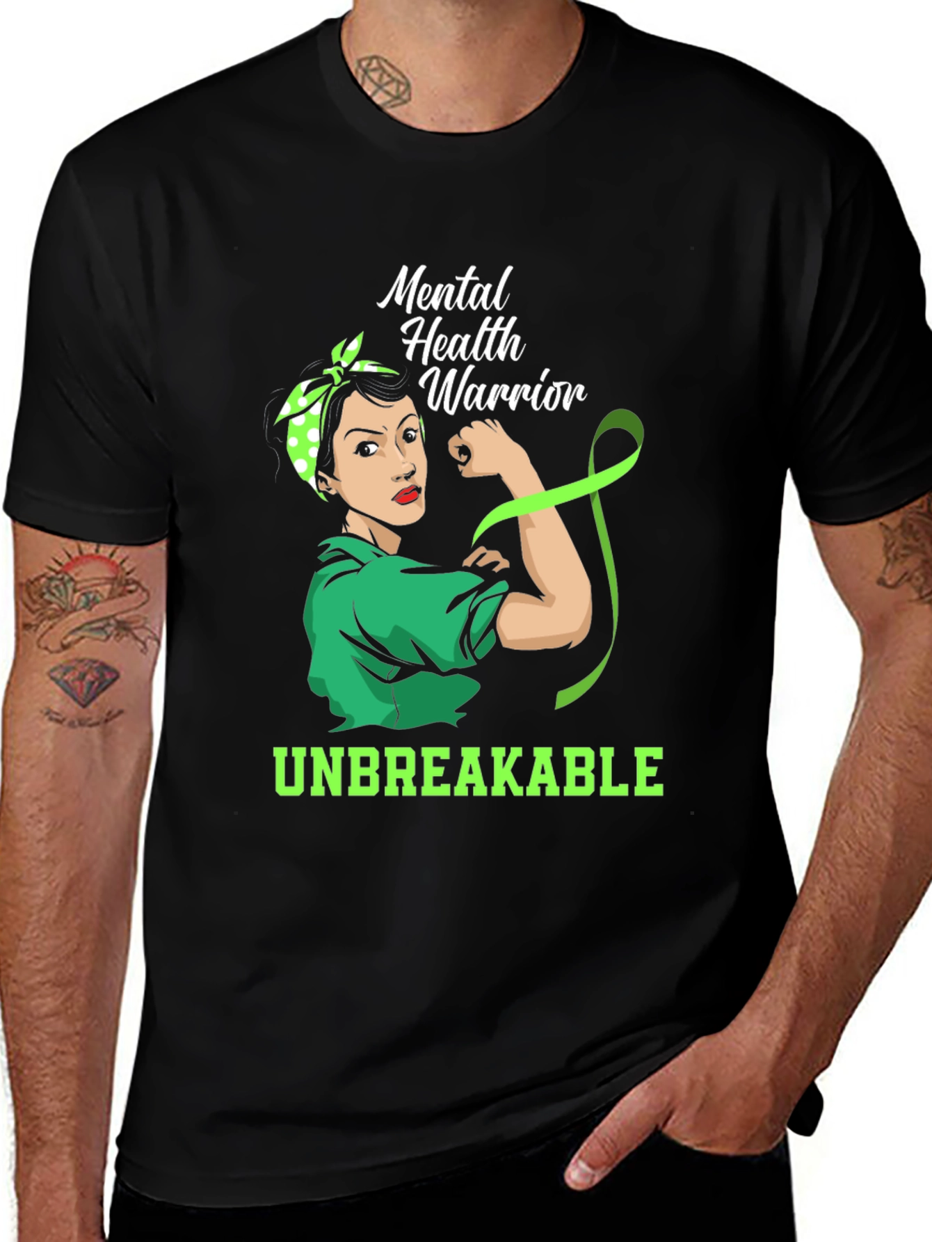 Mental Health Warrior Graphic T-Shirt