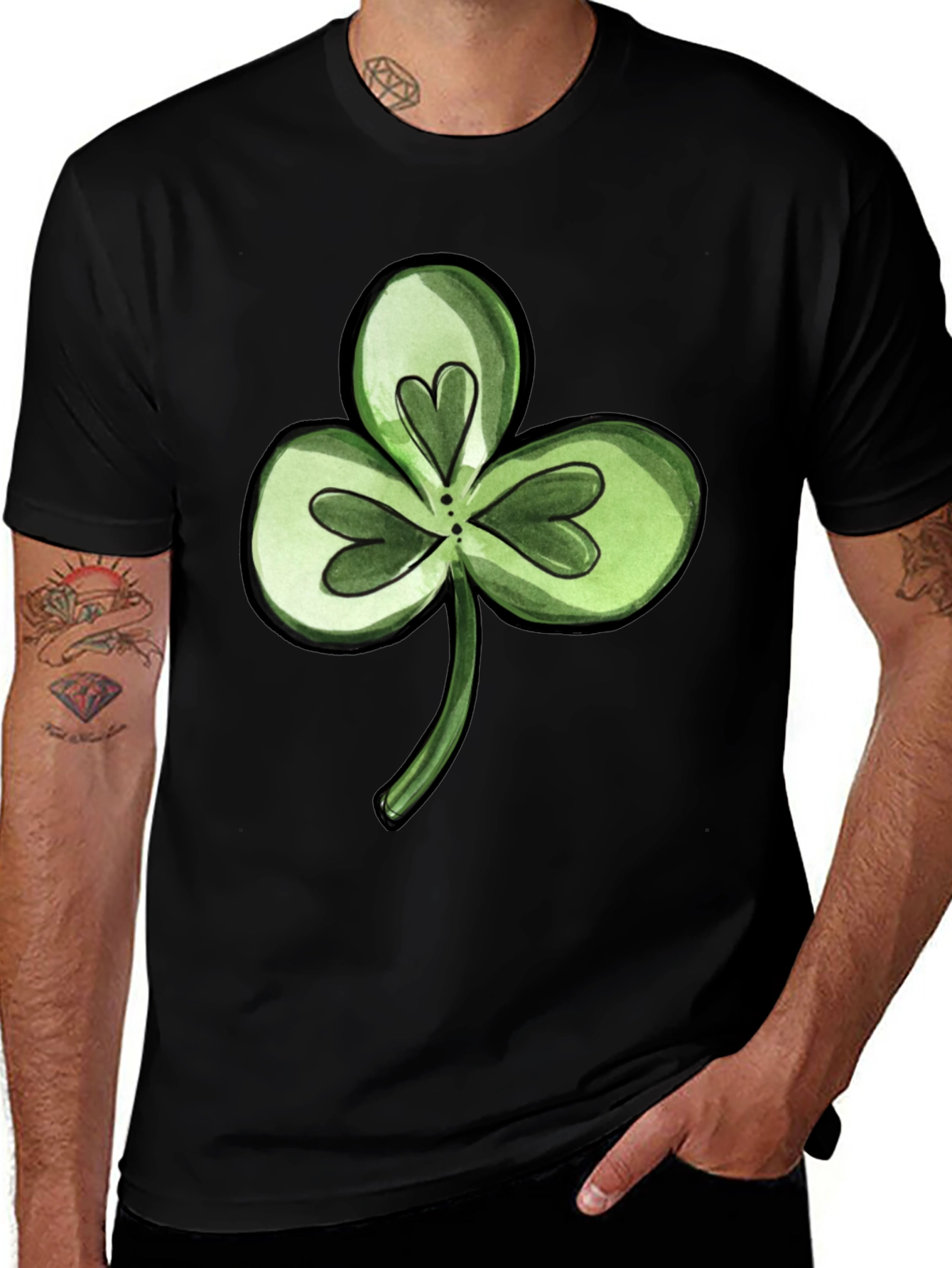 Variant 10 of Shamrock T-Shirt: St. Patrick's Day Luck