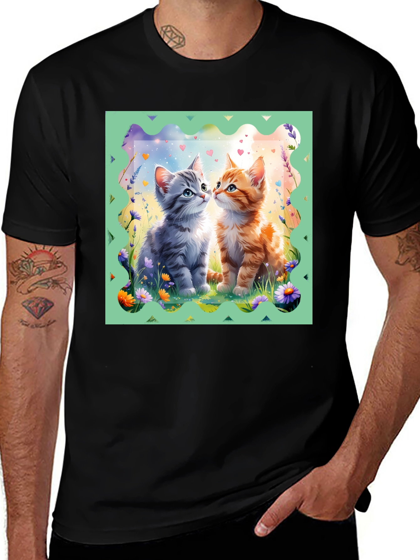 Variant 11 of Cute Kitten Tee - Loveable Cat Design