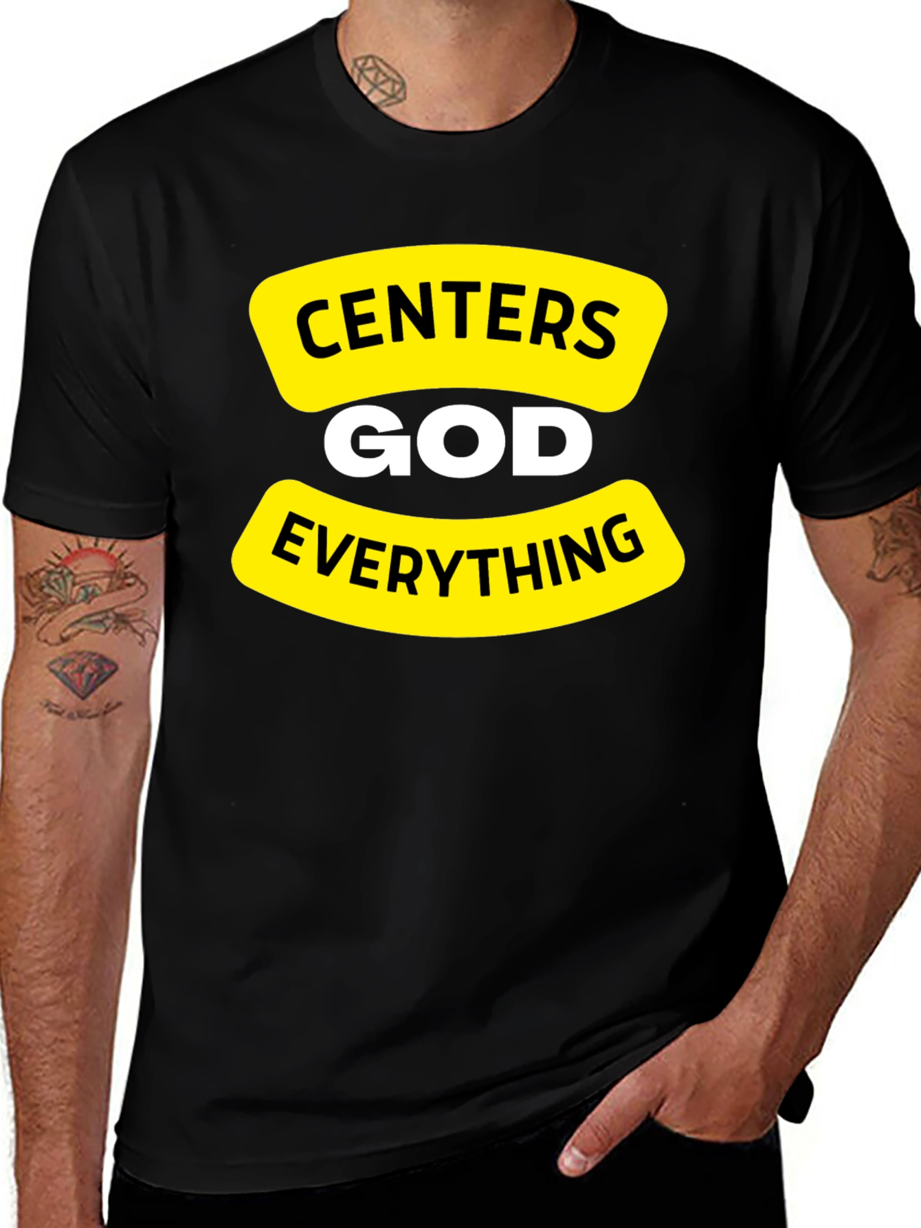 Variant 22 of Centers God Everything Graphic Tee