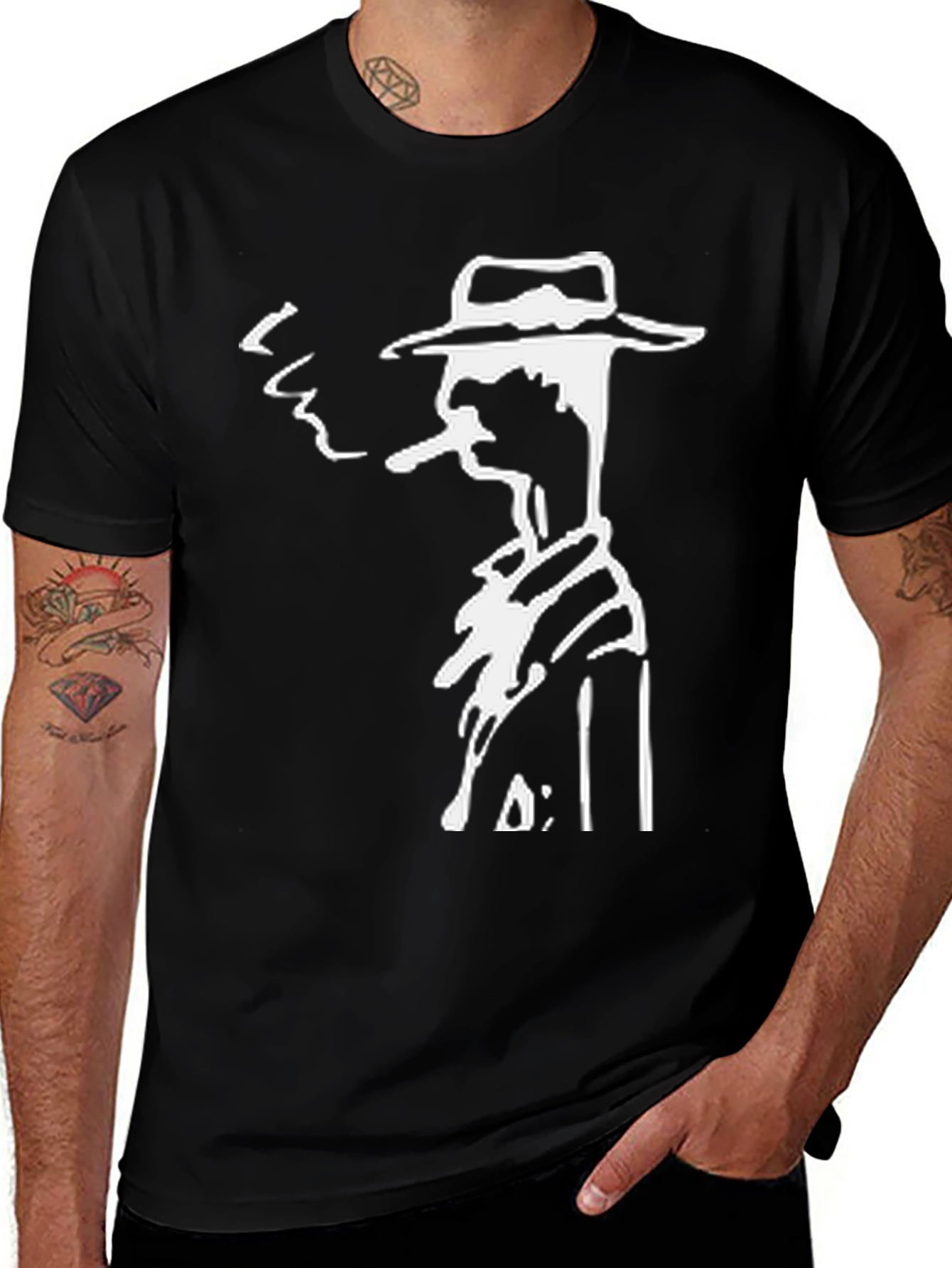 Variant 16 of Noir Silhouette T-Shirt - Stylish Graphic Tee