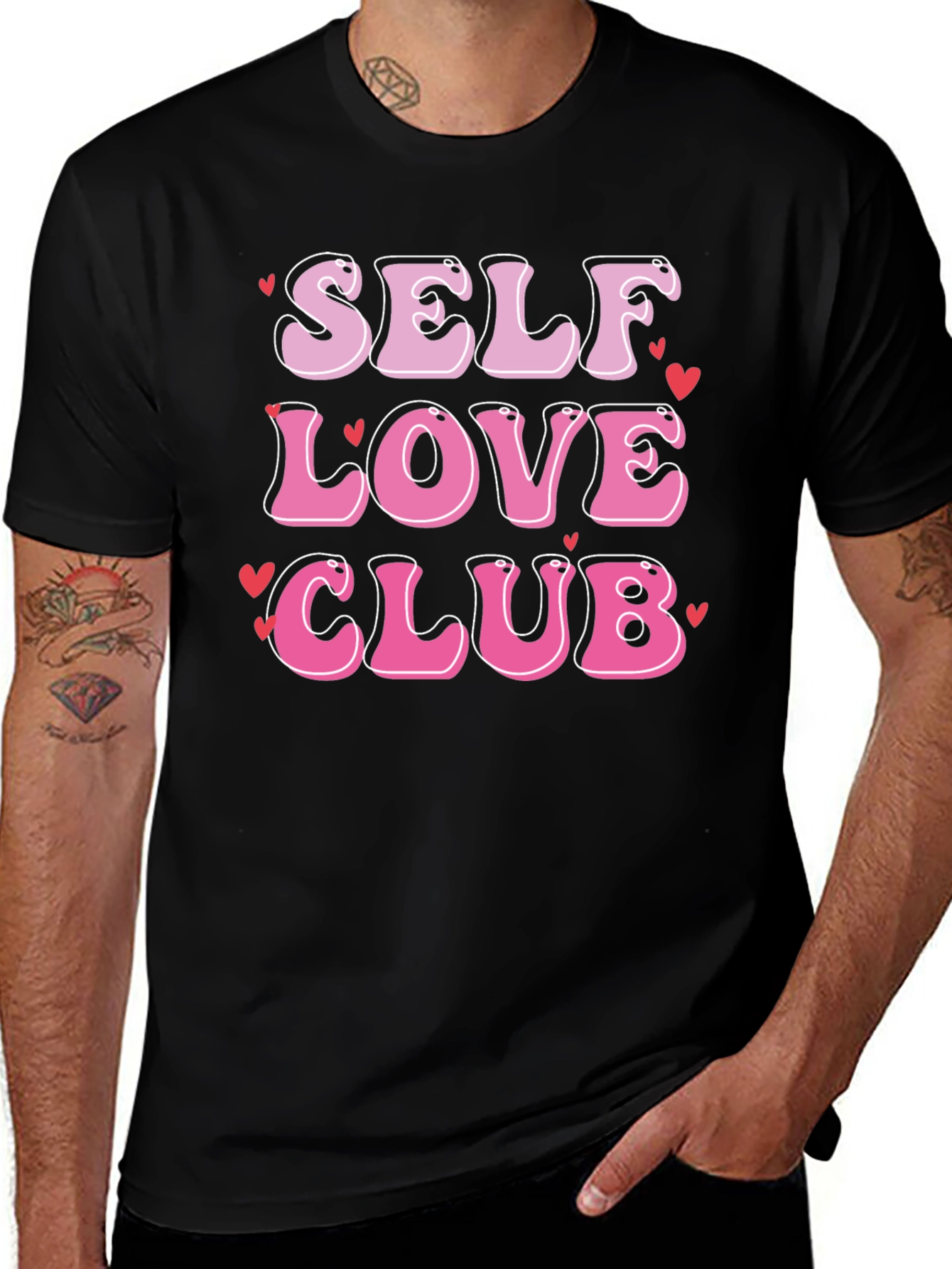 Variant 9 of Self Love Club Graphic Tee - Soft & Stylish