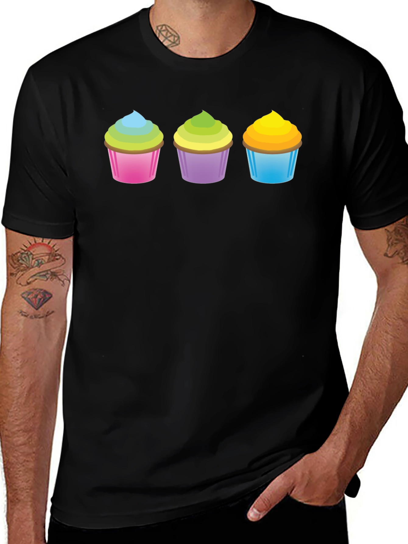 Variant 15 of Cupcake Graphic T-Shirt