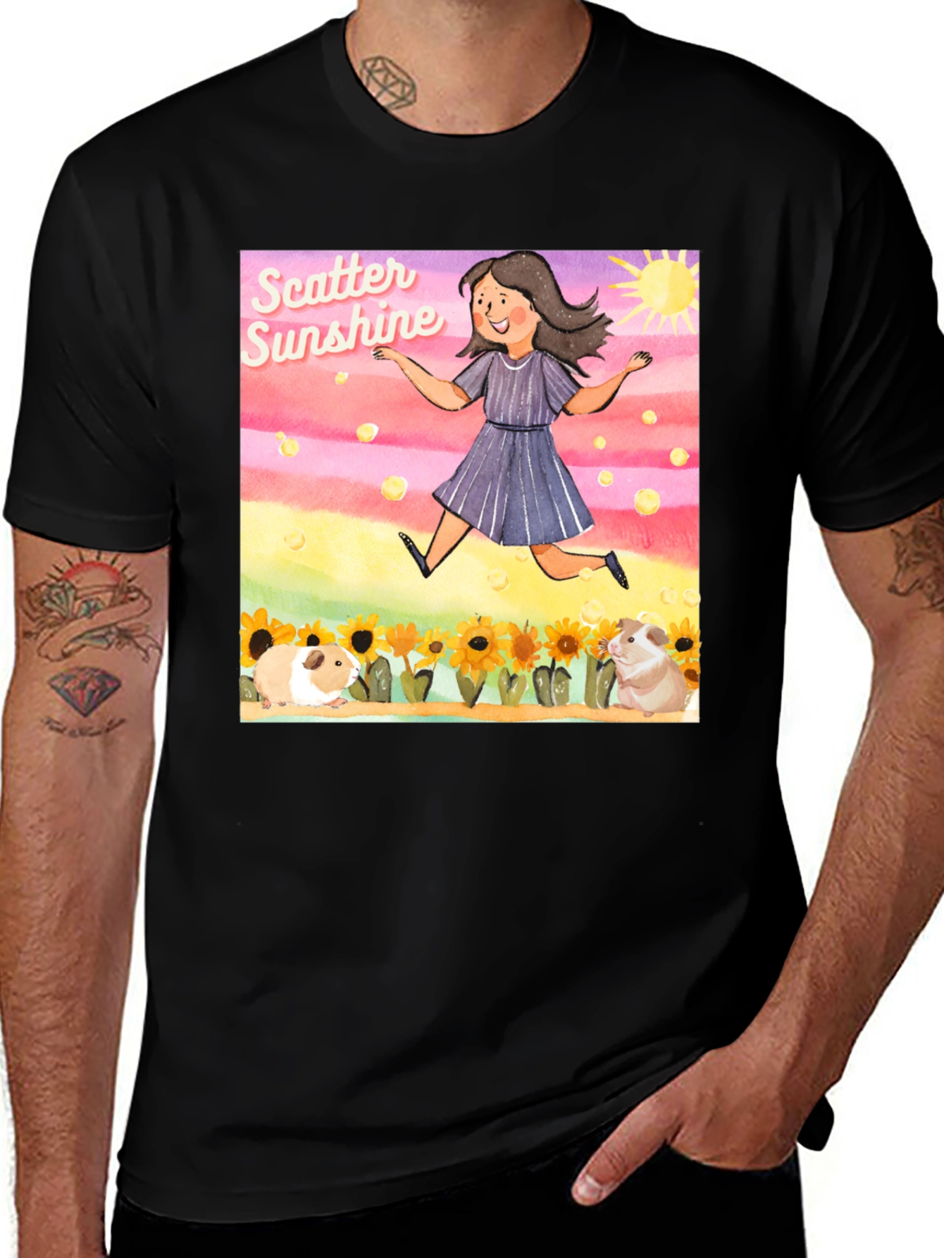 Variant 4 of Scatter Sunshine T-Shirt