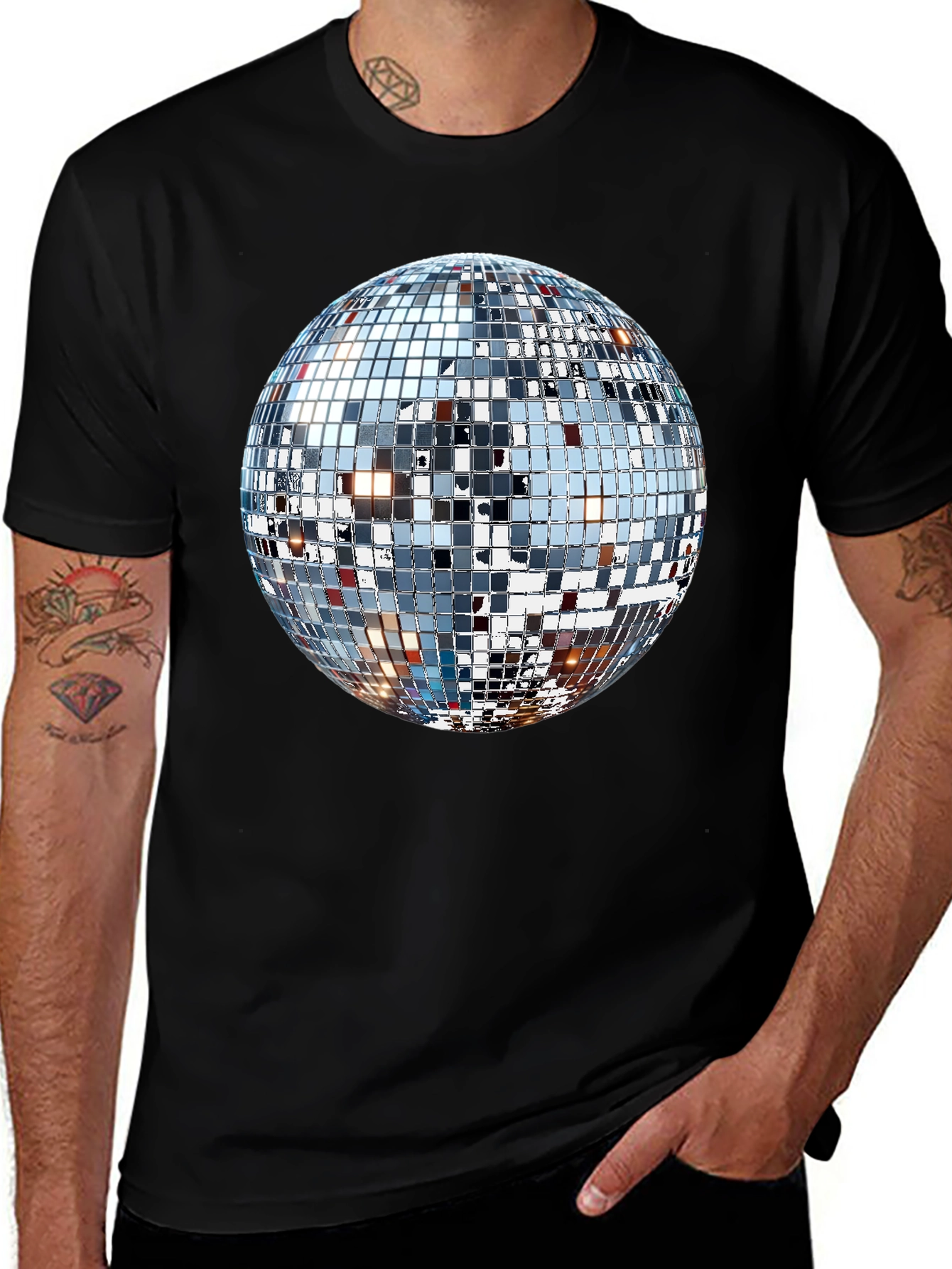 Variant 26 of Disco Ball T-Shirt - Shiny & Stylish!