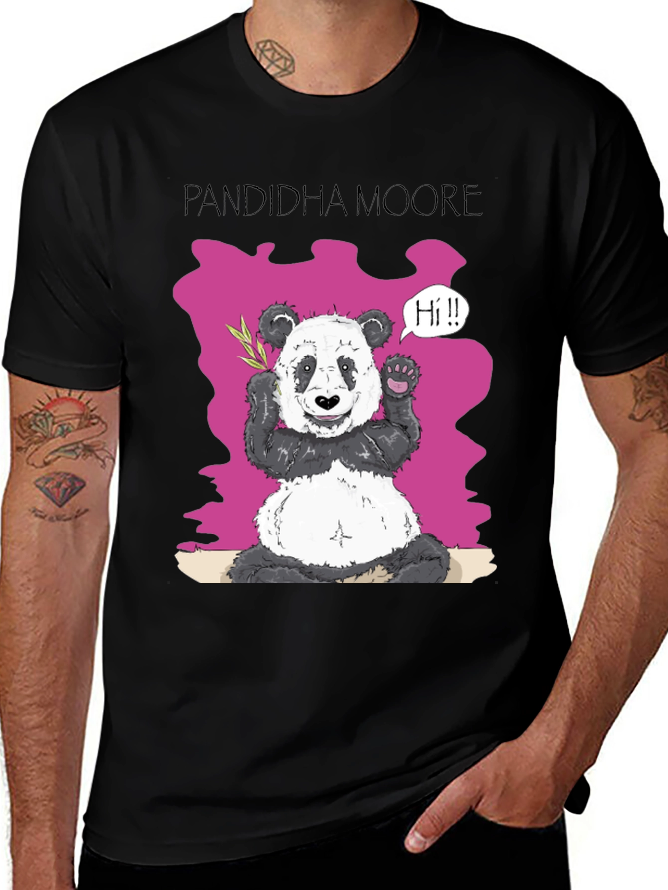 Variant 20 of Panda T-Shirt - Pandhidha Moore