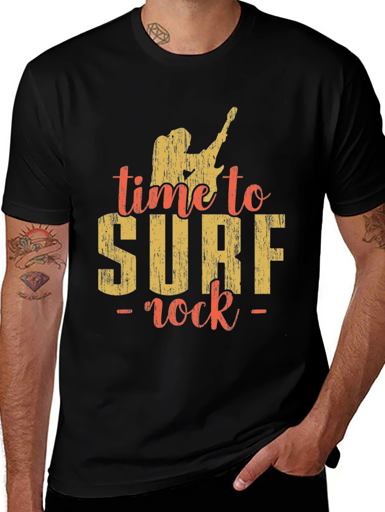 Time to Surf Rock Graphic T-Shirt