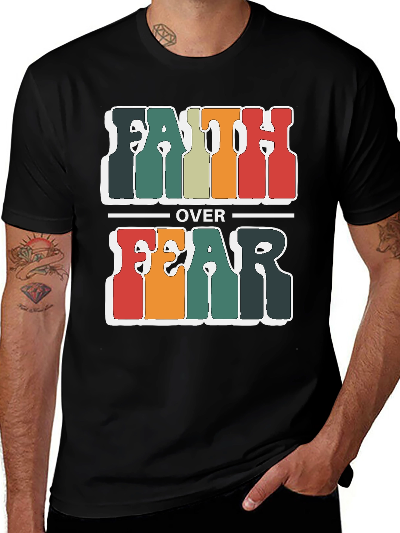 Variant 25 of Faith Over Fear Graphic T-Shirt