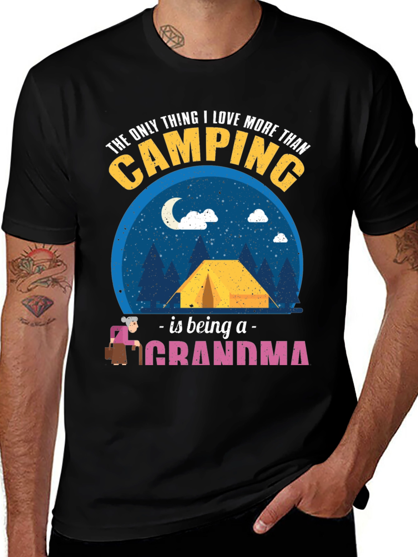 Variant 24 of Camping Grandma T-Shirt
