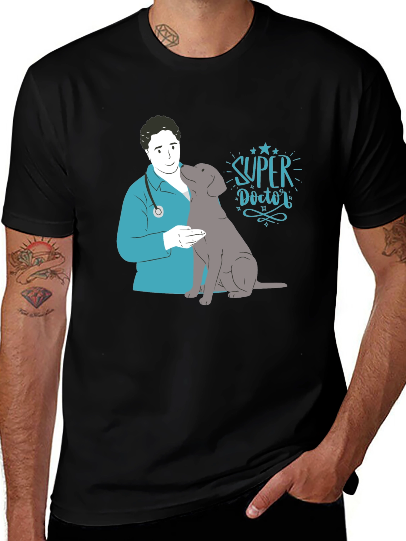 Variant 5 of Super Doctor Vet T-Shirt