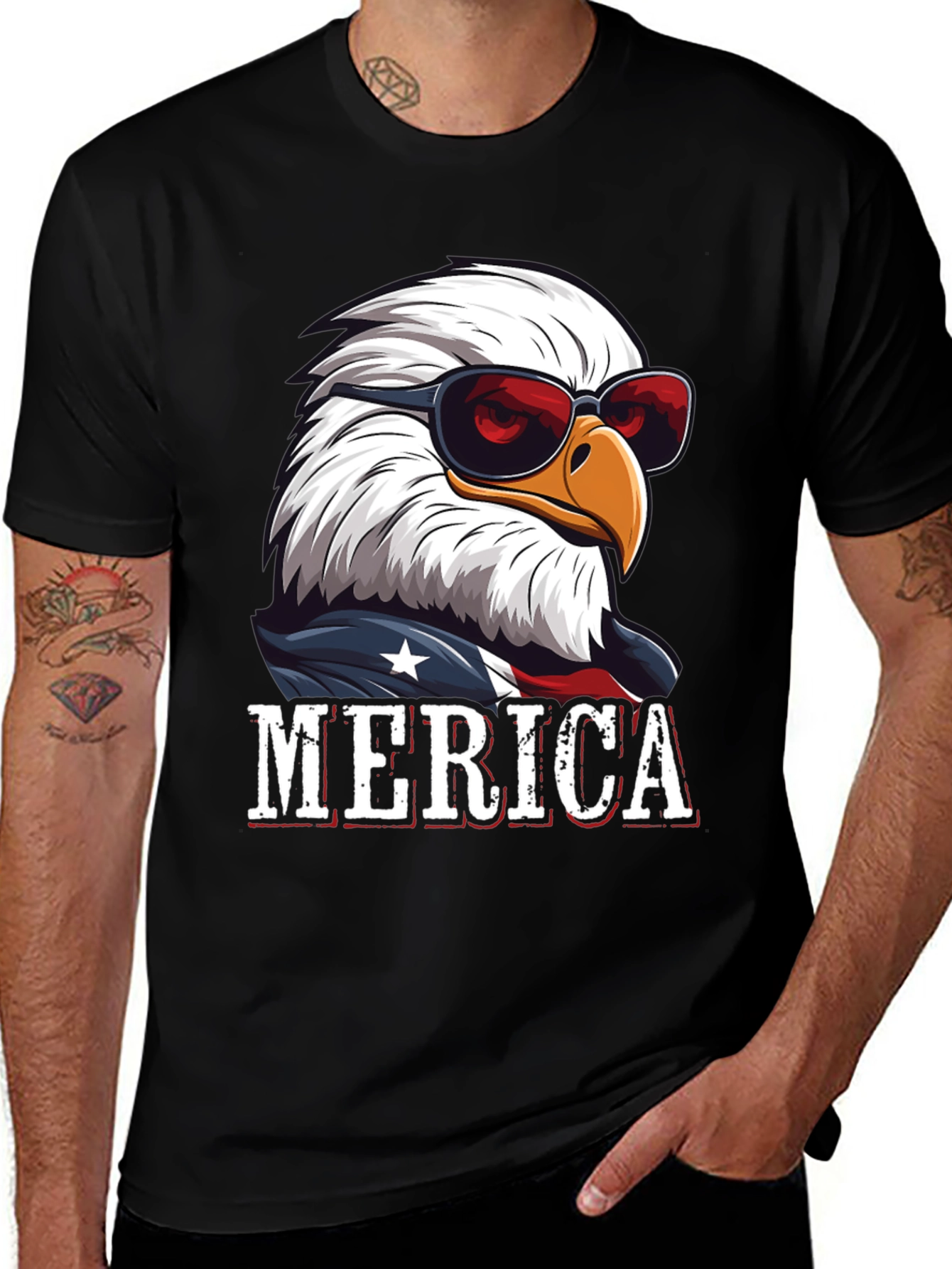 Patriotic Eagle 'Merica T-Shirt