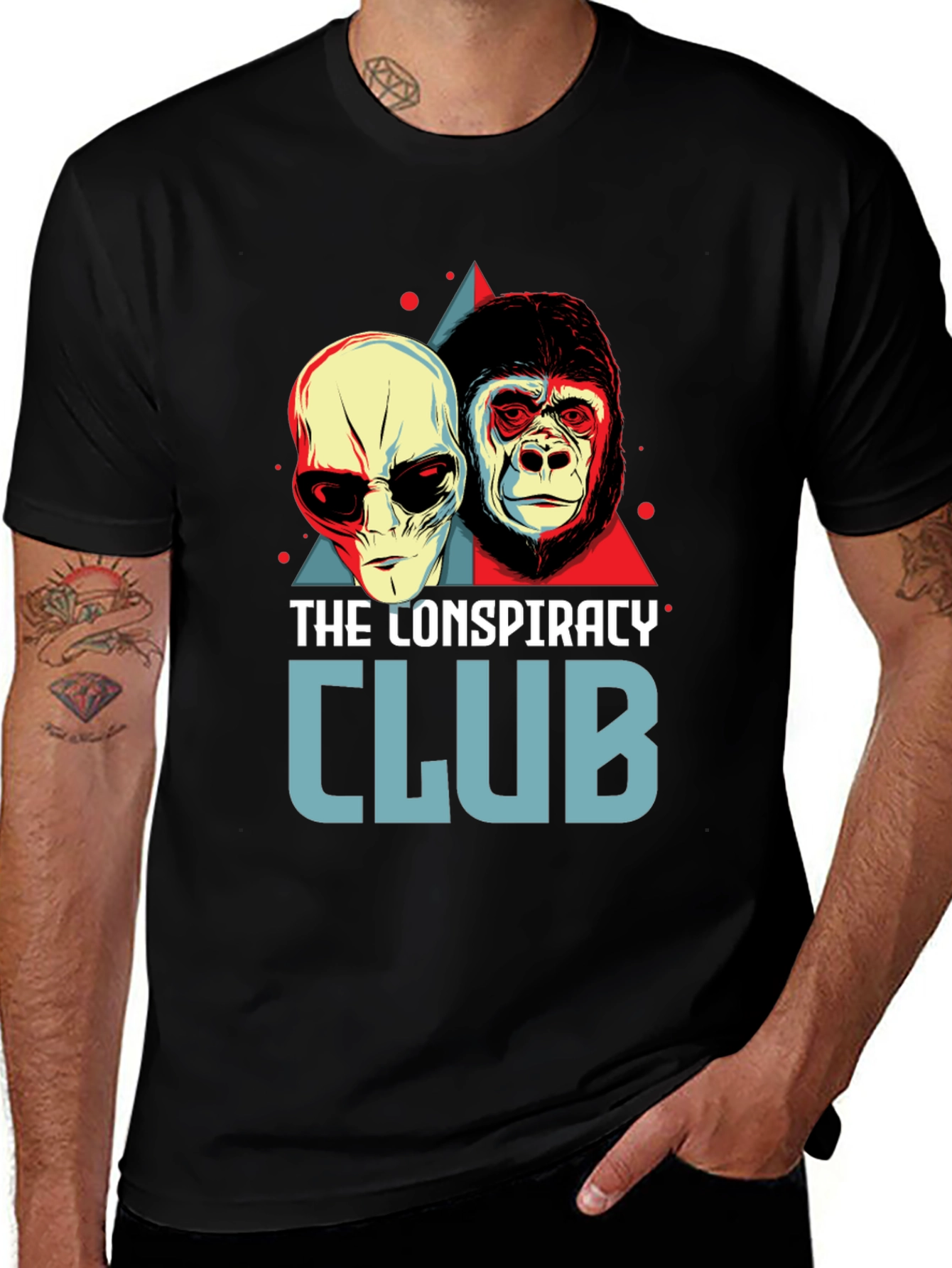 Variant 6 of Conspiracy Club Graphic T-Shirt