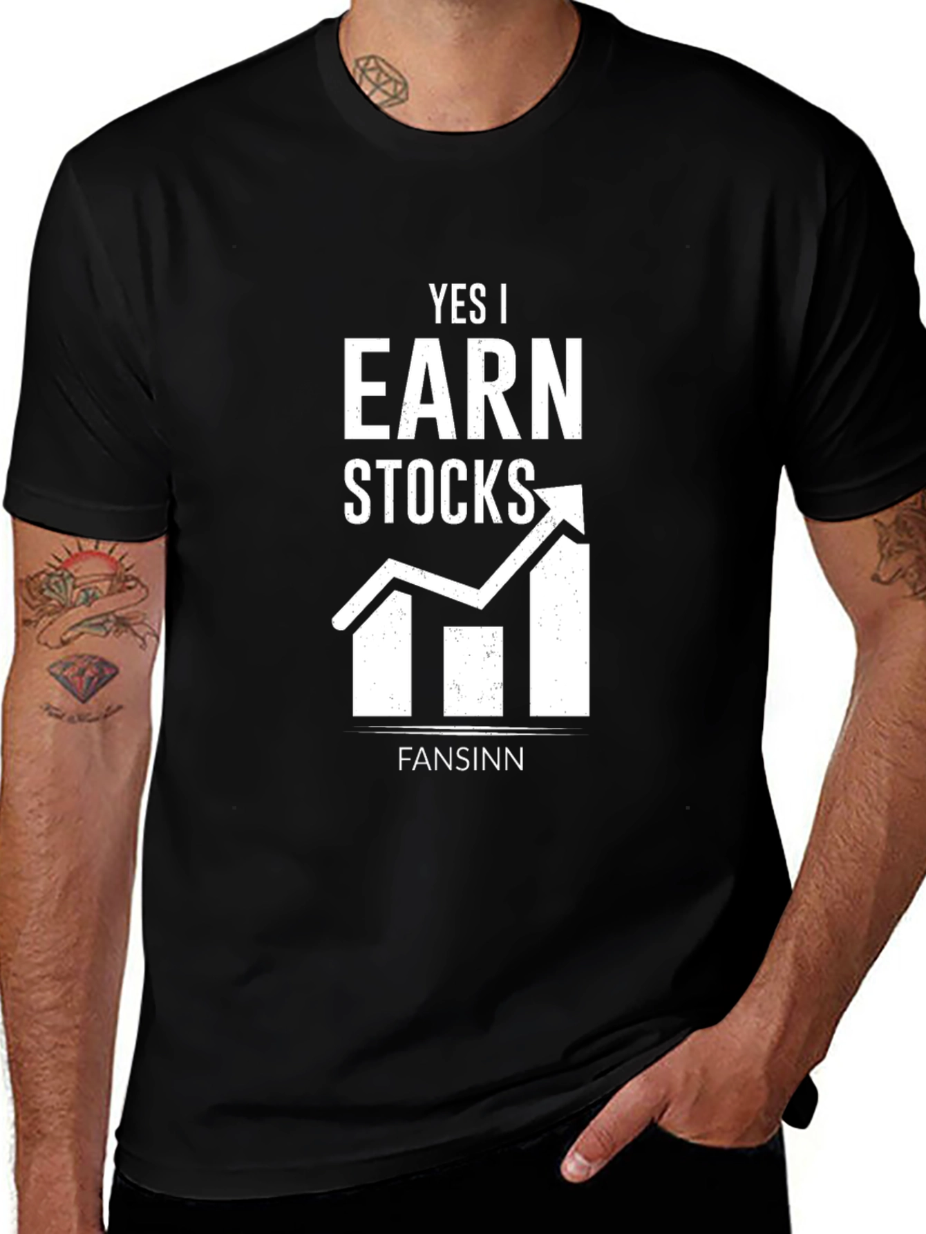Yes I Earn Stocks T-Shirt - Investor Apparel