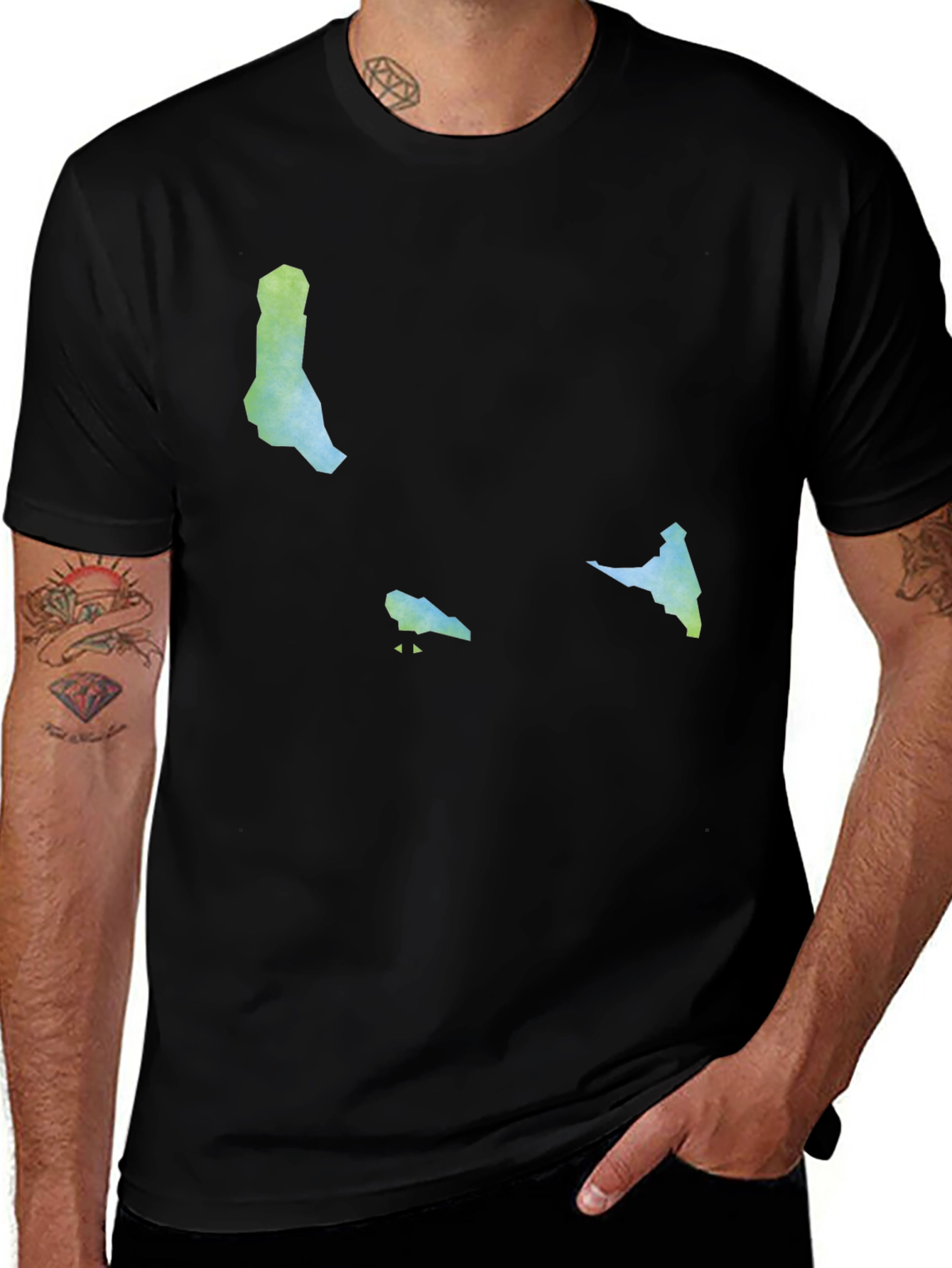 Comoros Islands Graphic T-Shirt - Unisex Black Tee