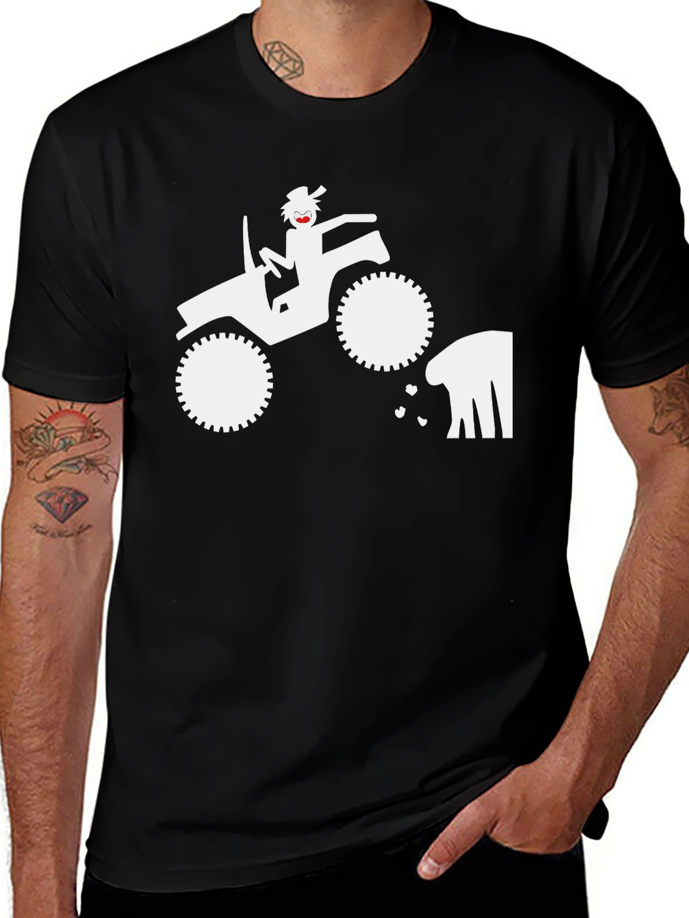Variant 17 of Funny Off-Road T-Shirt - Jeep Heart Break