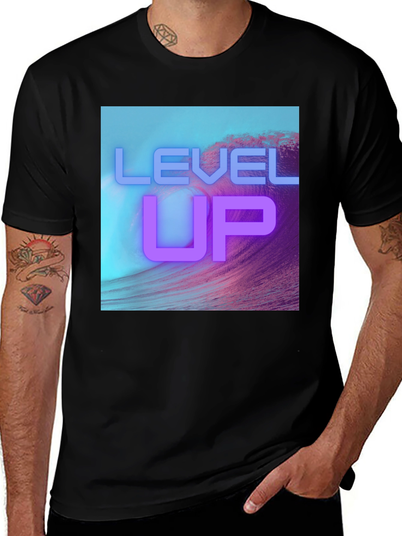Variant 12 of Level Up Graphic Tee - Gamer Style Comfort