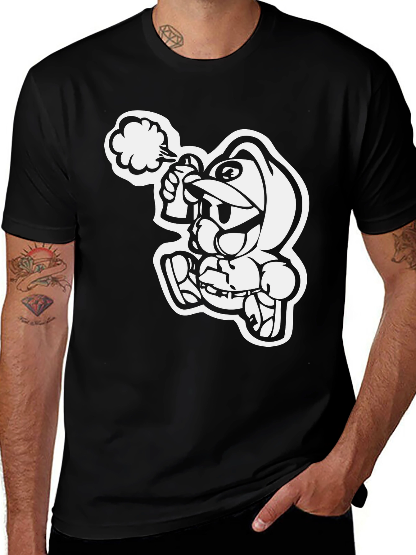 Variant 20 of Urban Graffiti Artist Black T-Shirt
