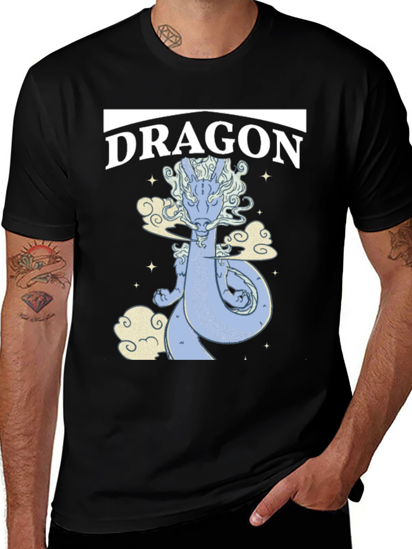 Variant 25 of Dragon Graphic T-Shirt - Stylish Fantasy Tee