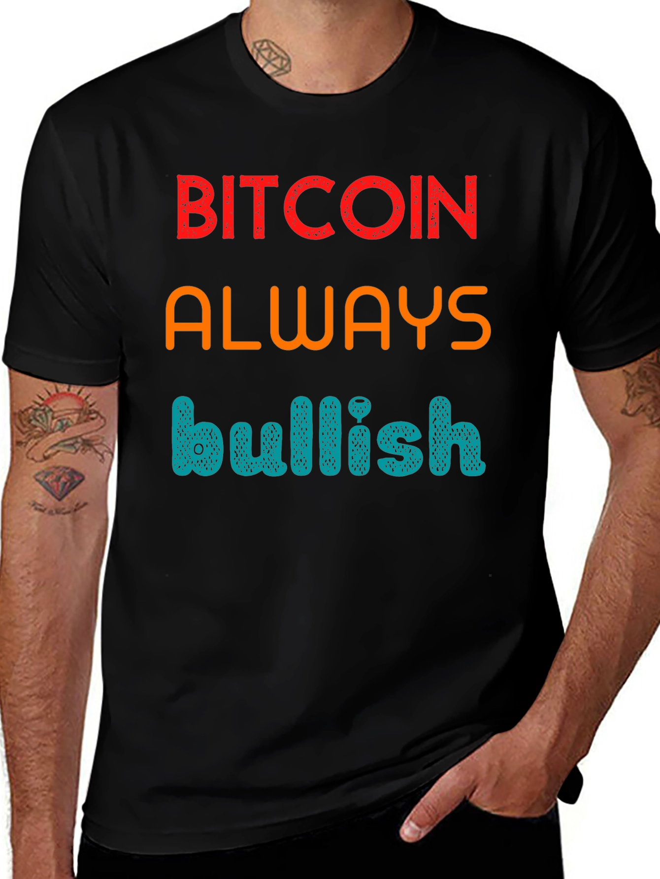 Bitcoin Always Bullish Graphic Tee