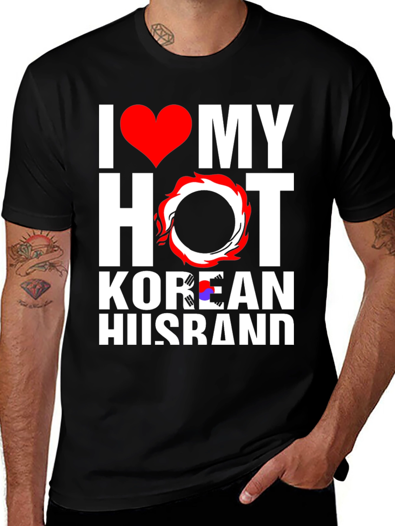 Variant 16 of I Heart My Hot Korean Husband T-Shirt