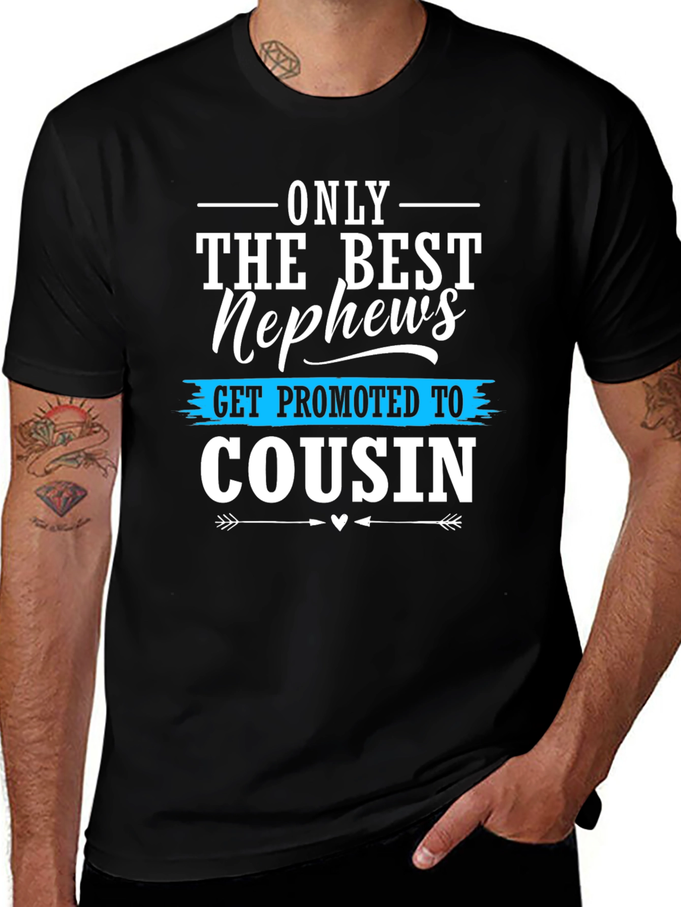 Variant 25 of Promoted to Cousin Graphic T-Shirt