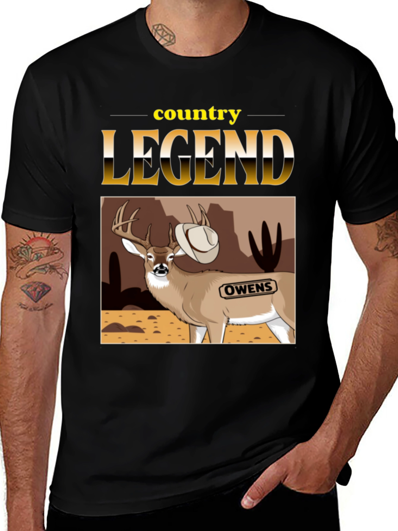 Variant 18 of Country Legend Deer Graphic T-Shirt