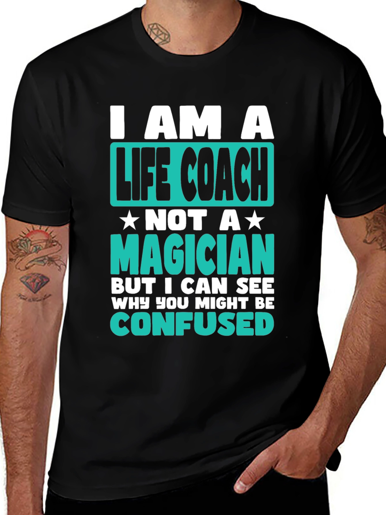 Black Life Coach T-Shirt Funny Gift Idea main image