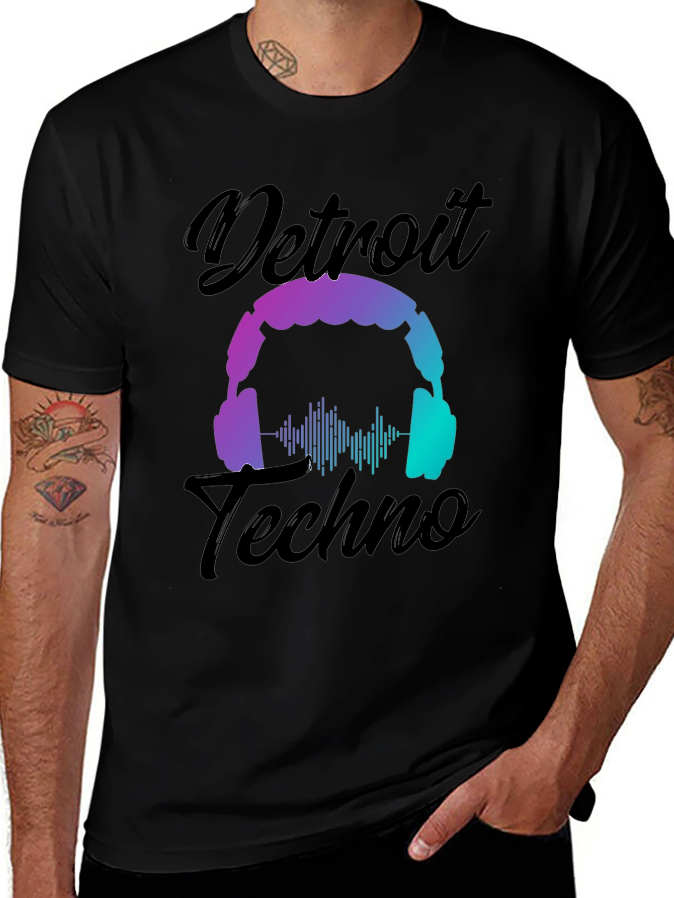 Detroit Techno T-Shirt - Music Lover Tee
