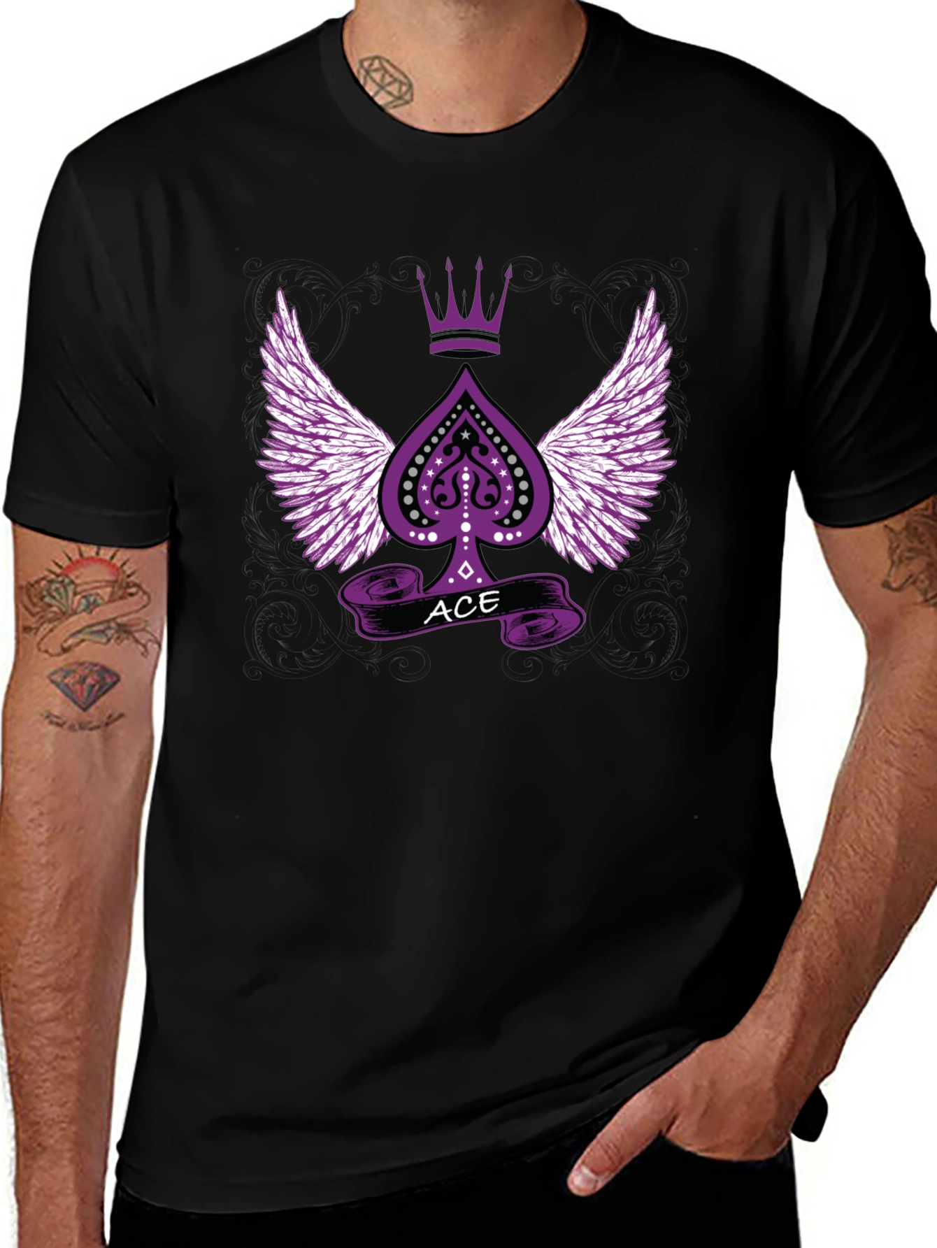 Variant 4 of Ace of Spades Graphic T-Shirt