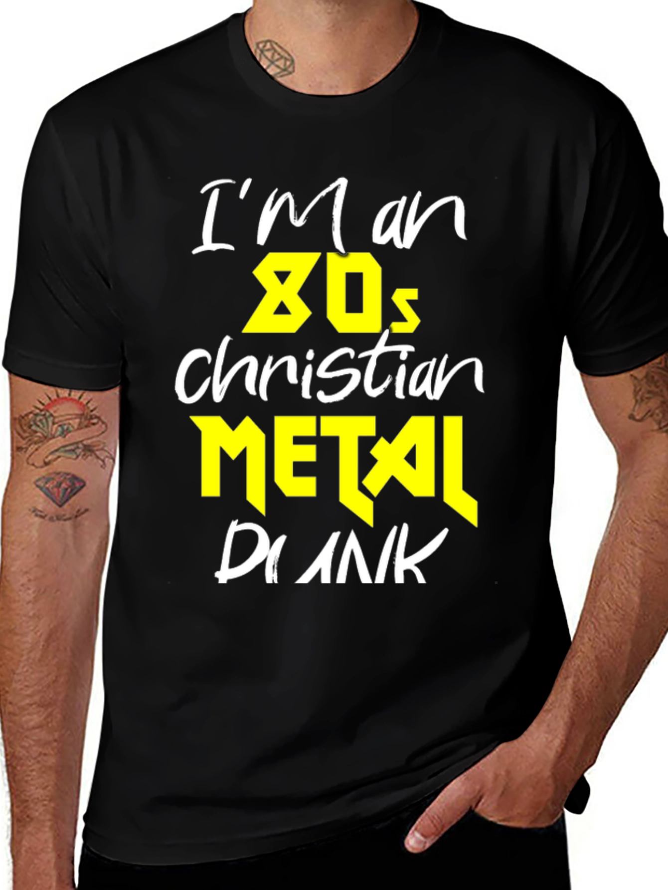 Variant 9 of I'm an 80s Christian Metal Punk T-Shirt