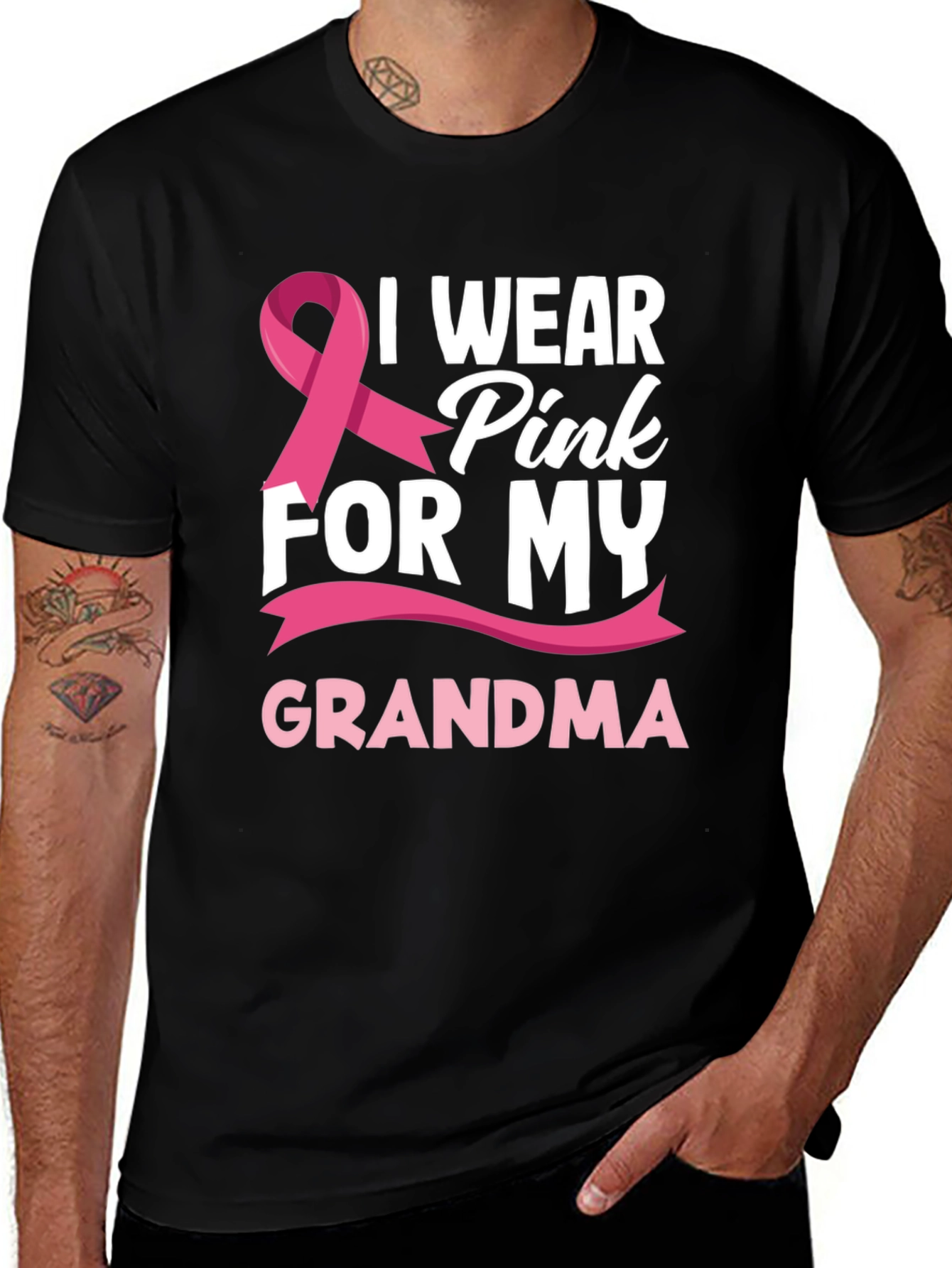Variant 21 of I Wear Pink For My Grandma T-Shirt