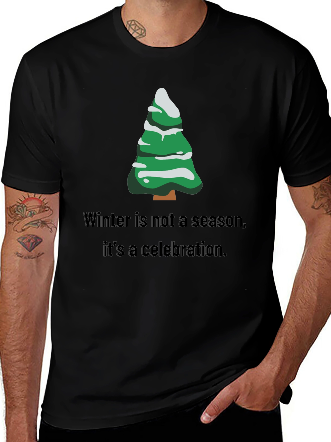 Variant 17 of Festive Winter Celebration T-Shirt