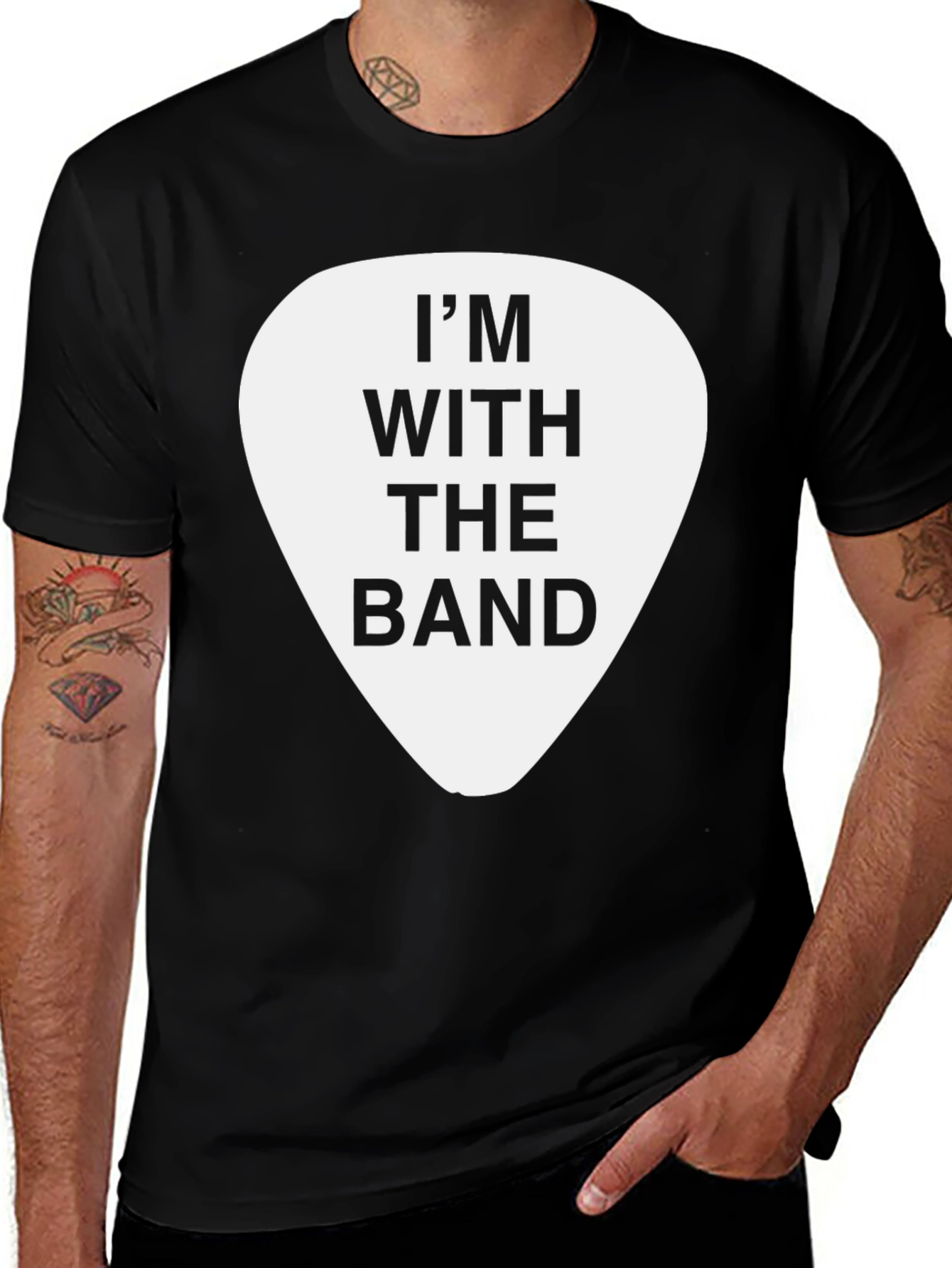 Variant 26 of I'm With The Band Black T-Shirt