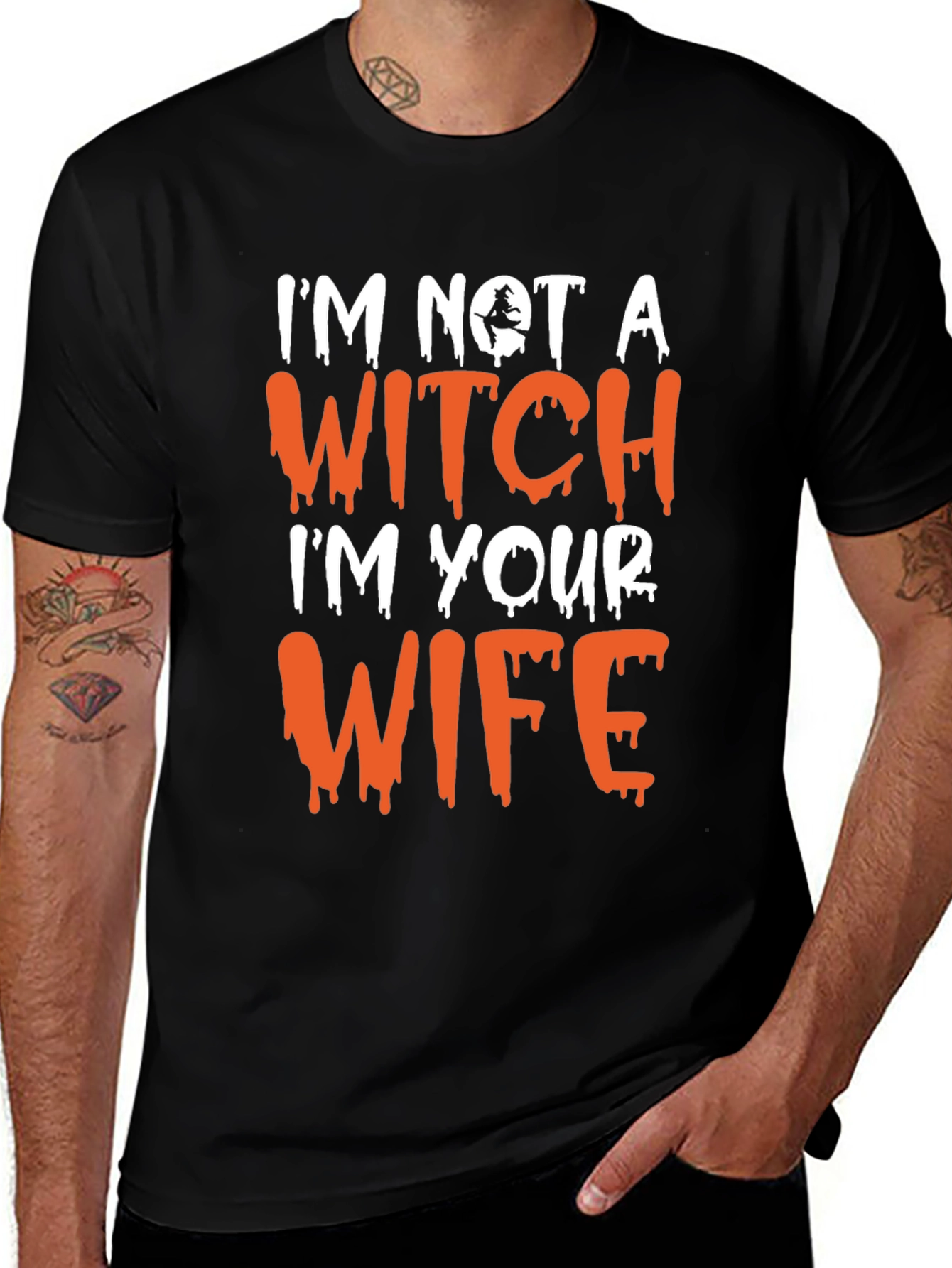 Funny Halloween Wife Graphic Tee