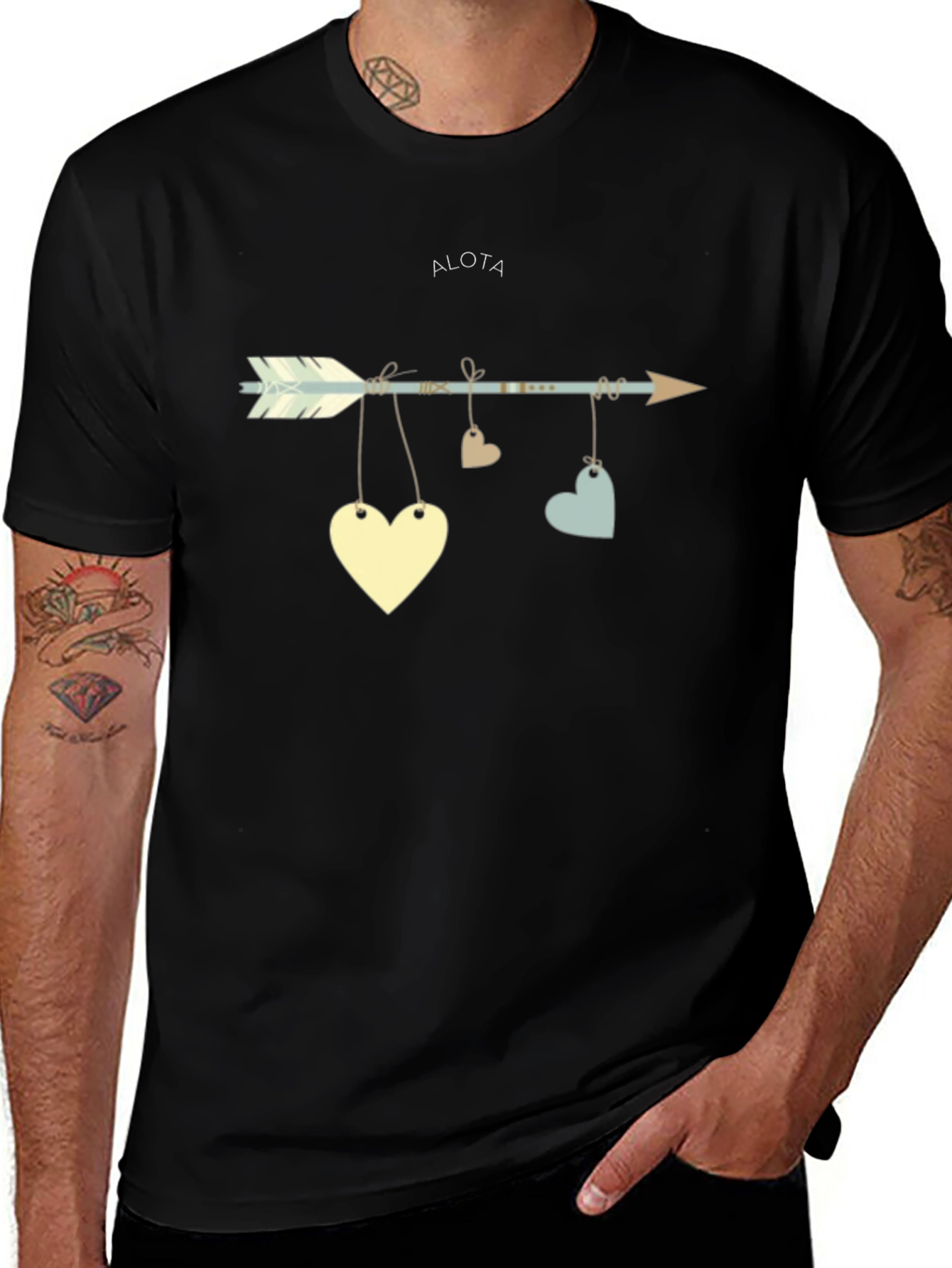 Variant 30 of Arrow Heart Graphic Tee