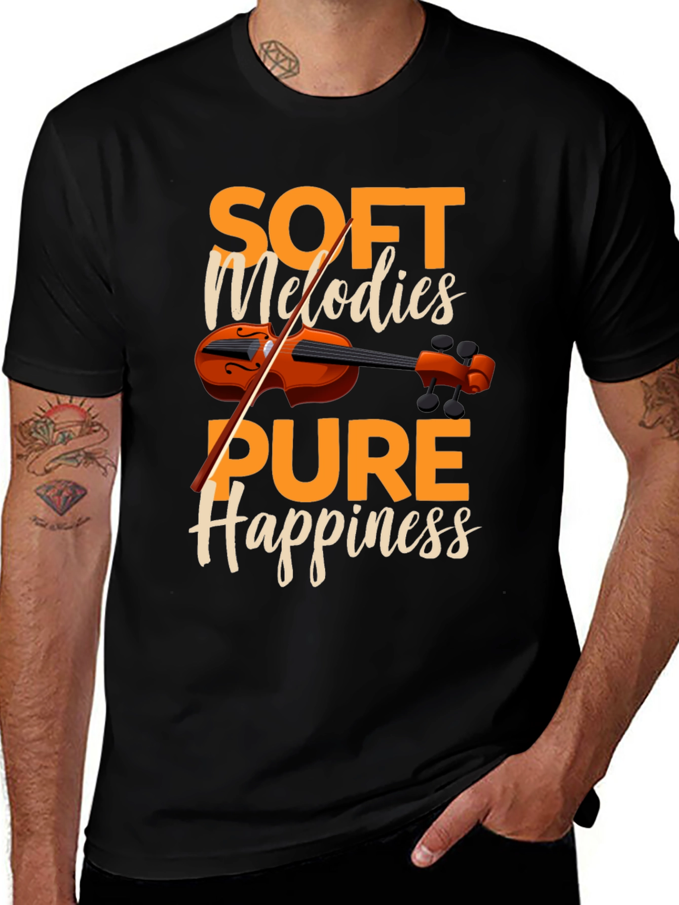 Variant 16 of Soft Melodies Pure Happiness Graphic Tee